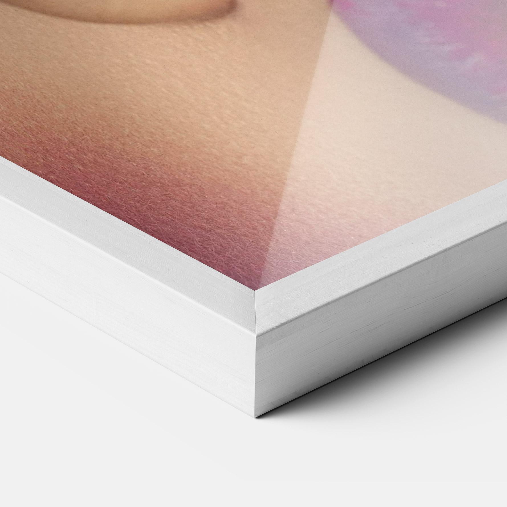 Gerahmte Poster Pretty Pink Eyelashes mockup 3