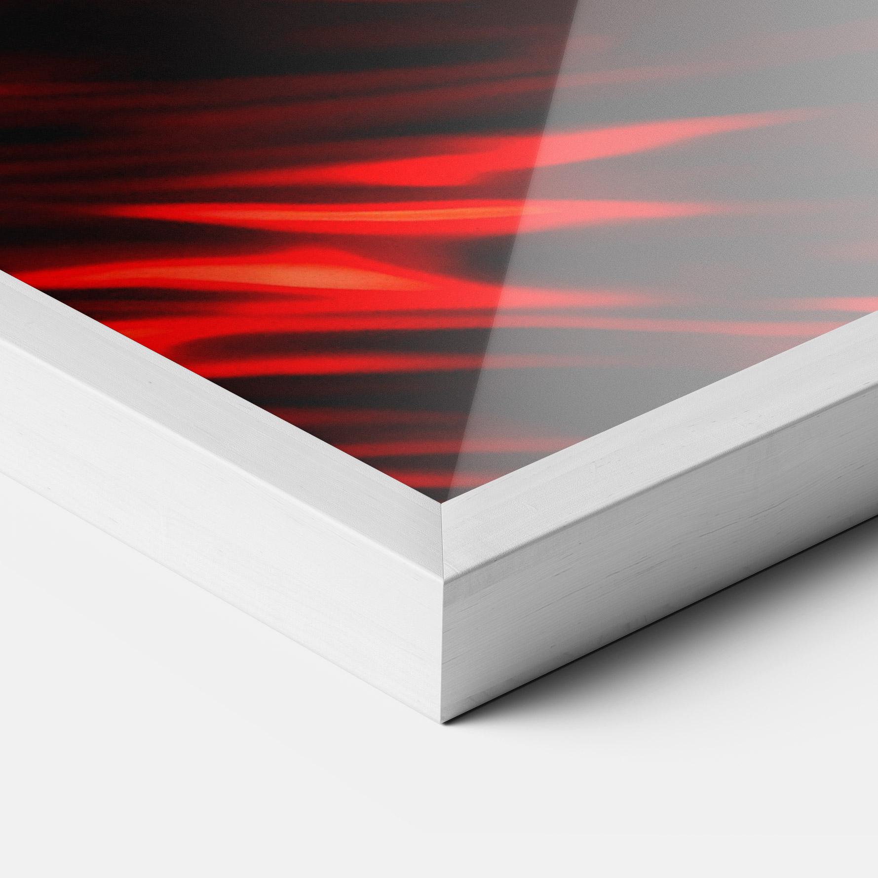 Gerahmte Poster Red Makeup Art mockup 3