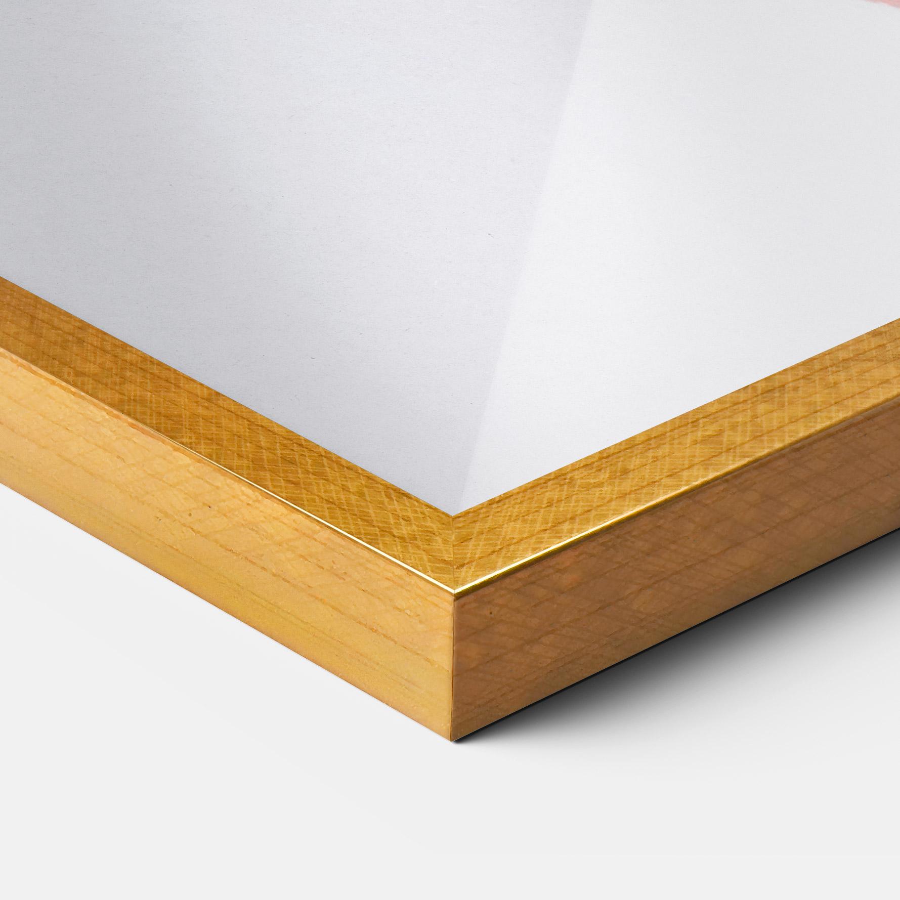 Gerahmte Poster Blue Eyelashes mockup 3