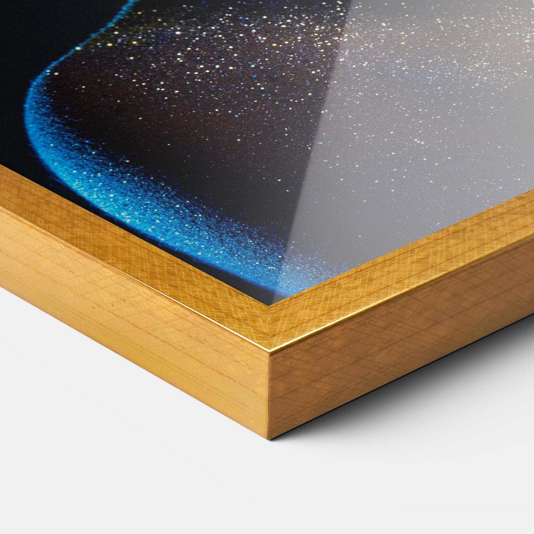 Gerahmte Poster Blue Hair Hands mockup 3