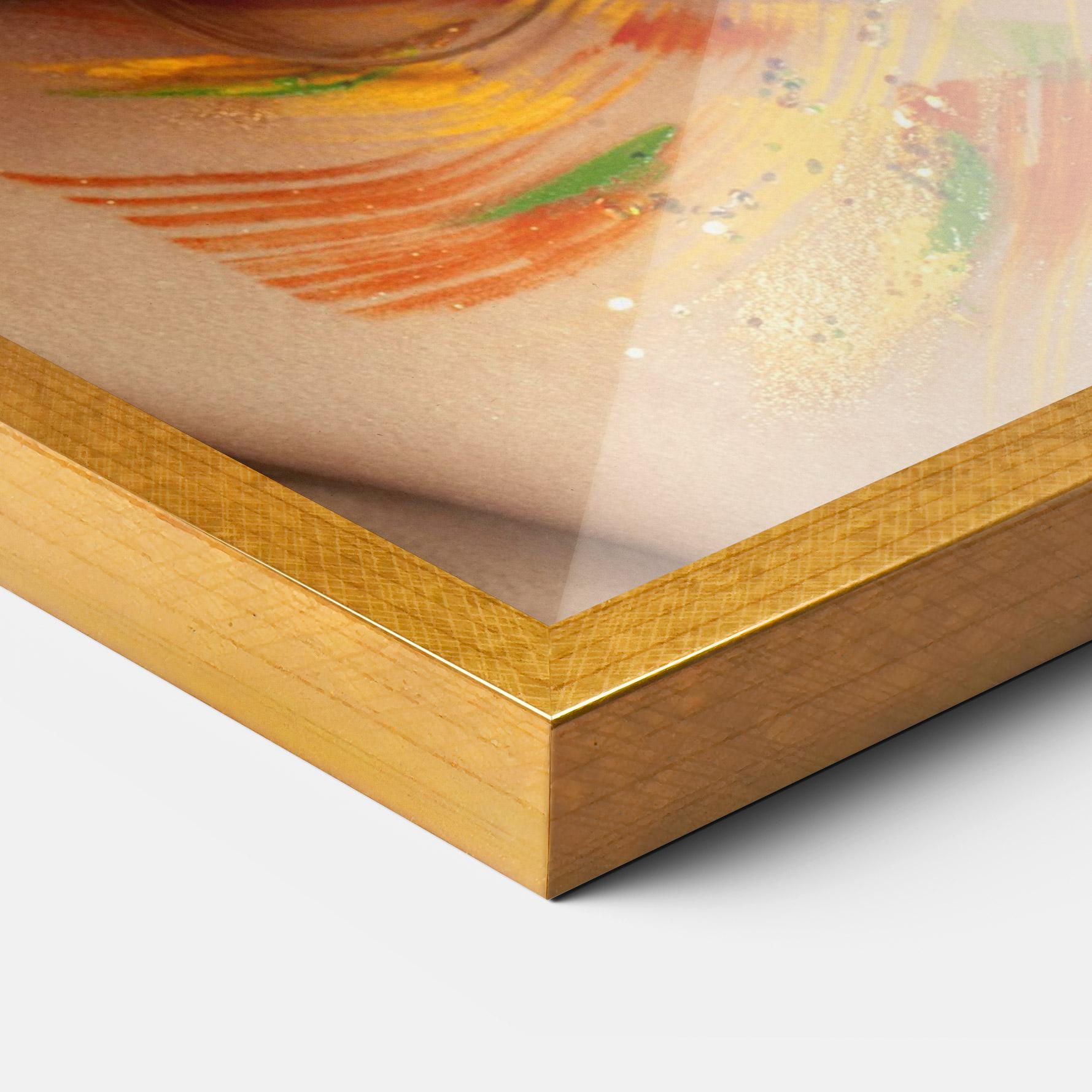 Gerahmte Poster Butterflu Makeup mockup 3