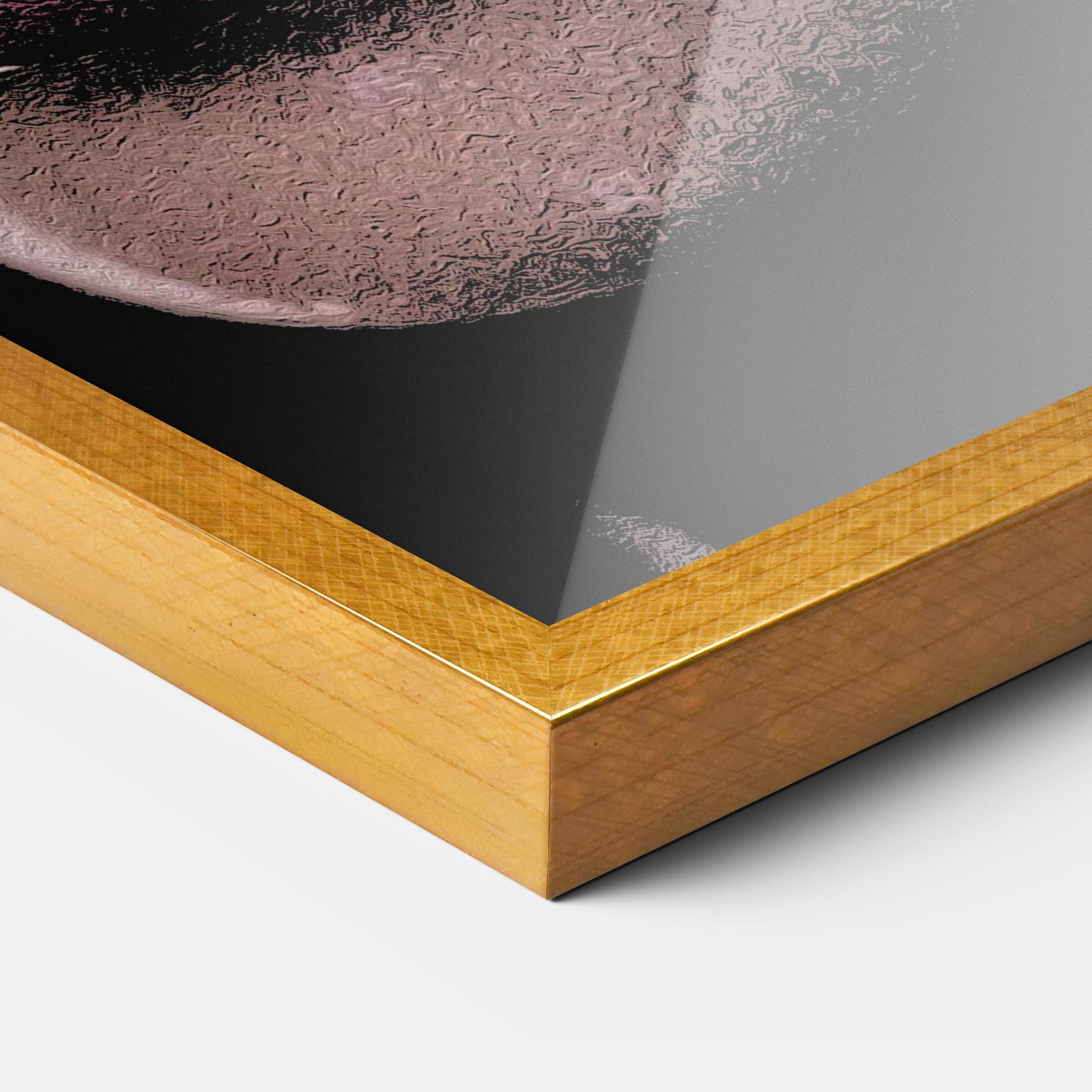 Gerahmte Poster Pretty Crystal Makeup mockup 3