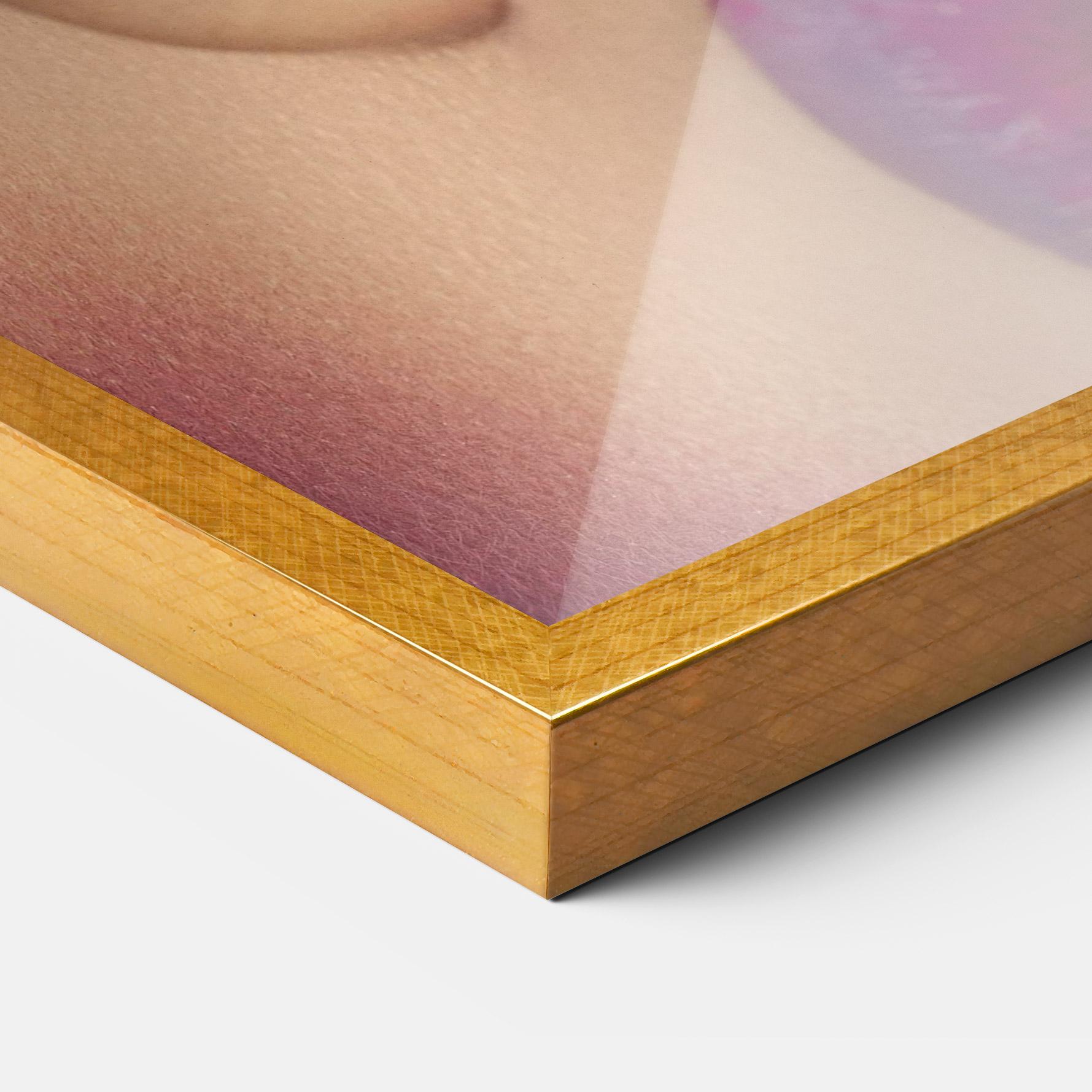 Gerahmte Poster Pretty Pink Eyelashes mockup 3