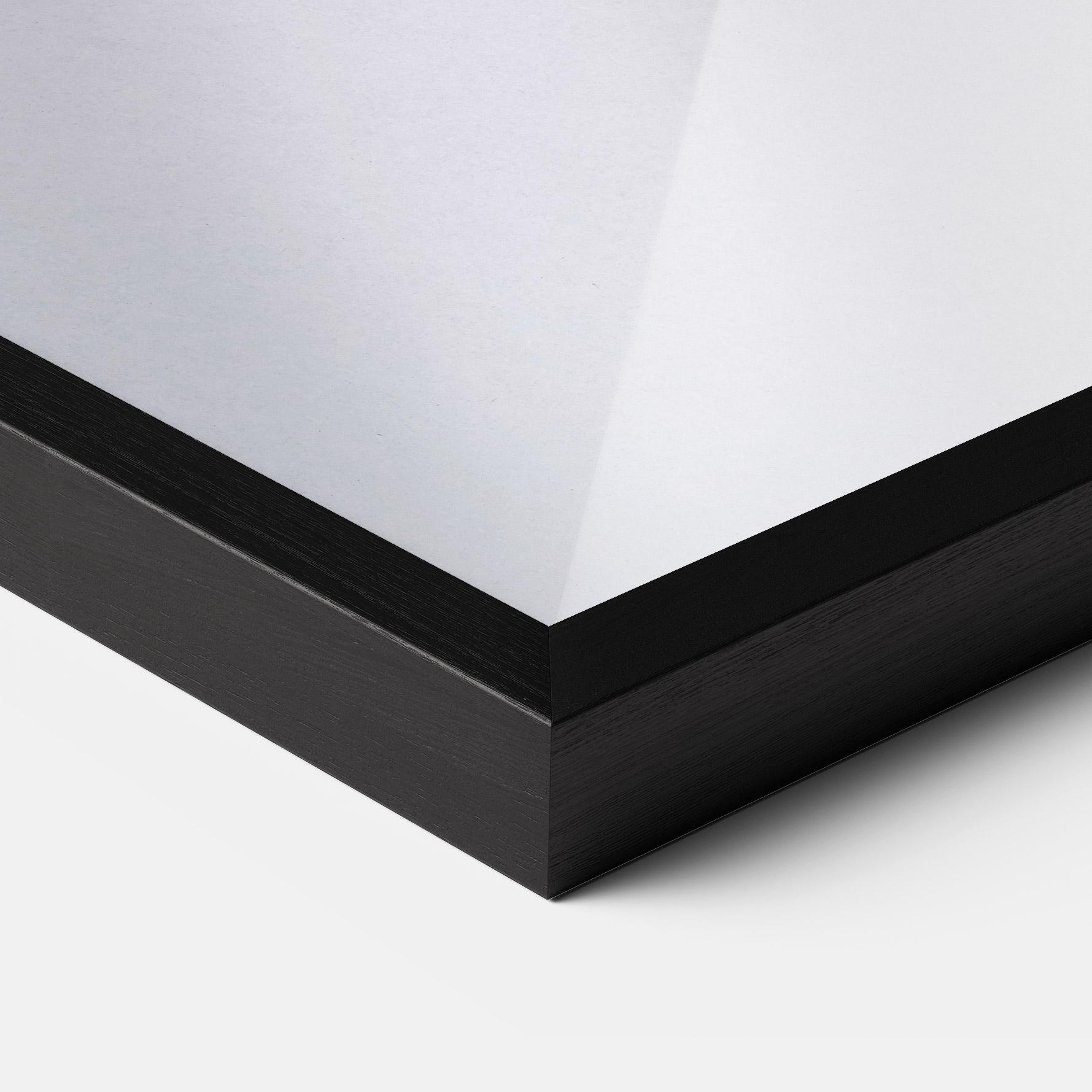 Gerahmte Poster Blue Eyelashes Makeup mockup 3