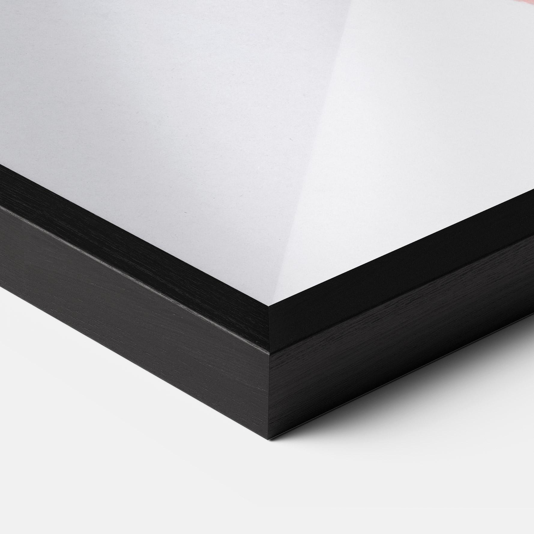 Gerahmte Poster Blue Eyelashes mockup 3