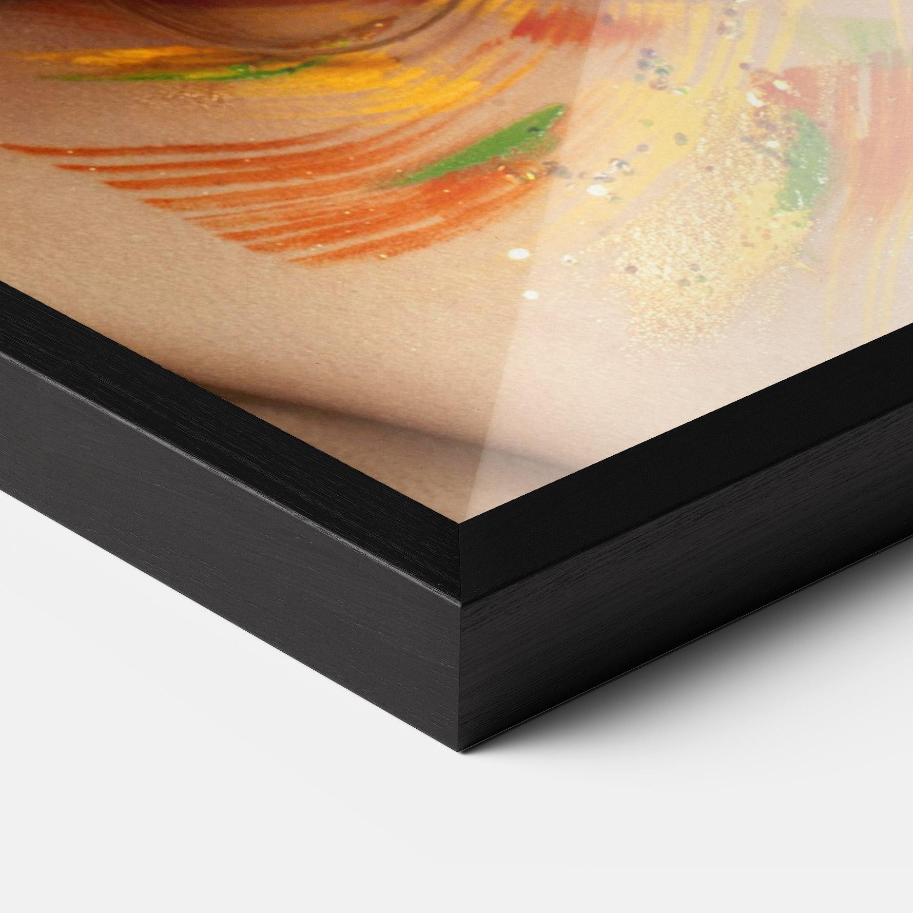 Gerahmte Poster Butterflu Makeup mockup 3