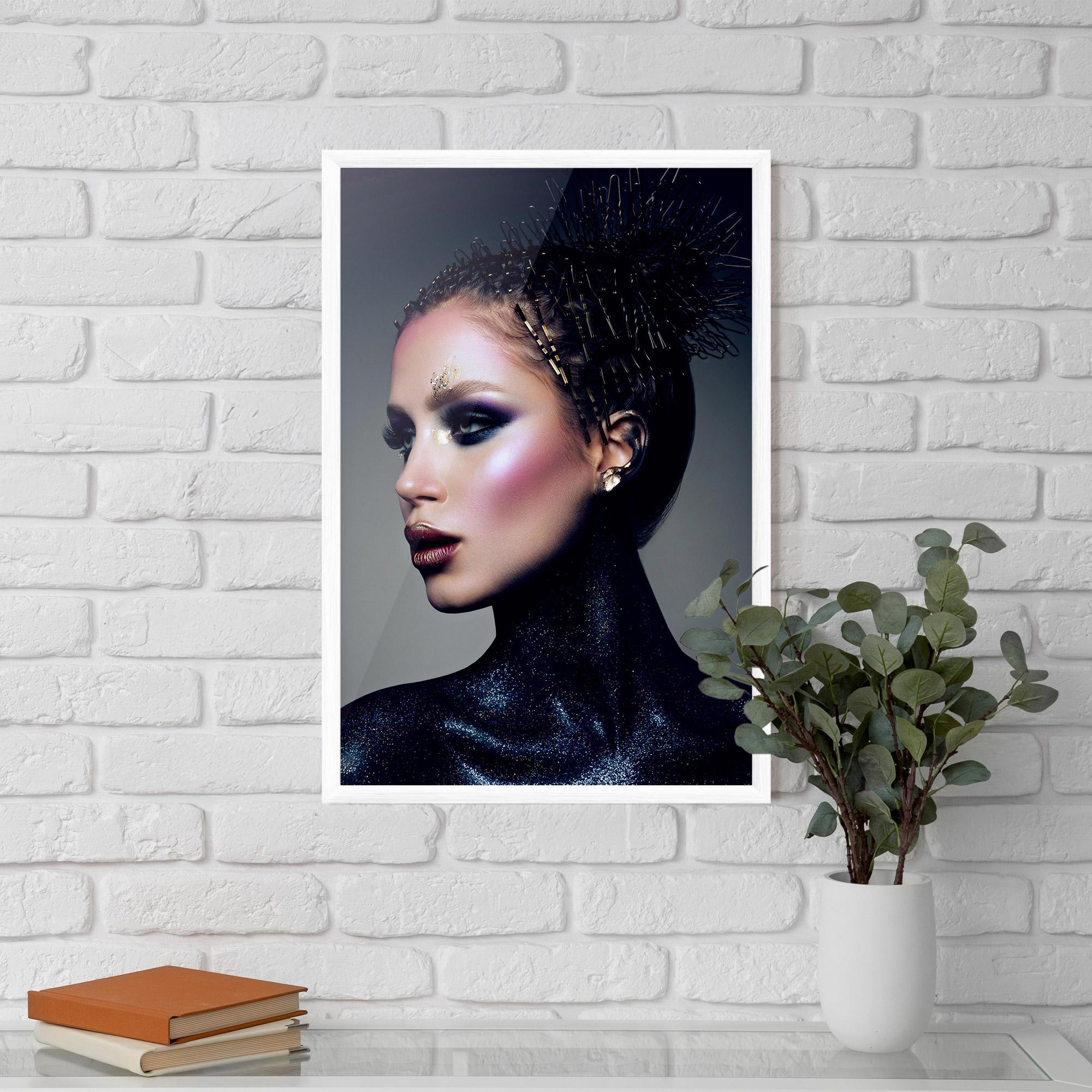 Gerahmte Poster Galaxy Neck mockup 5