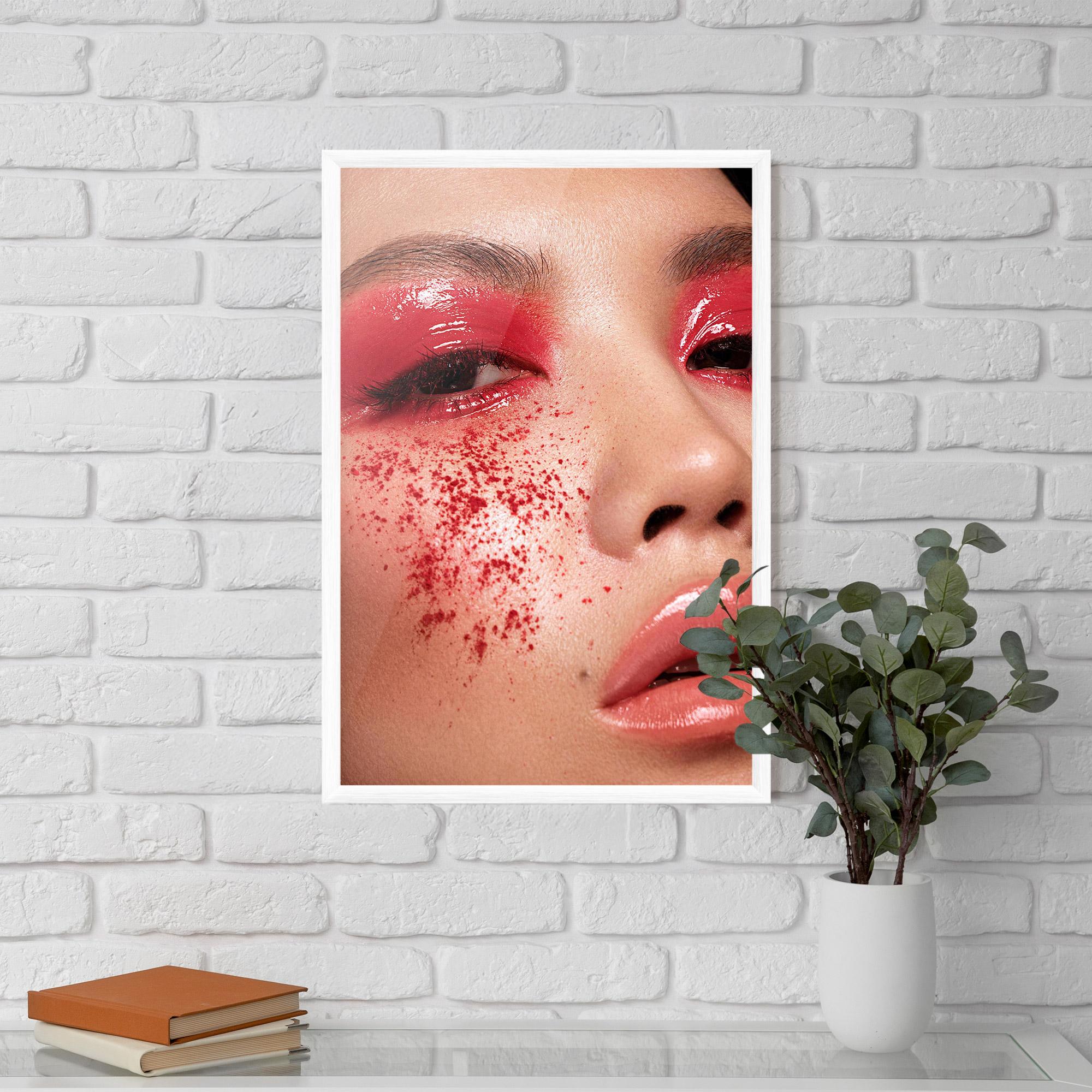 Gerahmte Poster Pretty Asian Makeup mockup 5