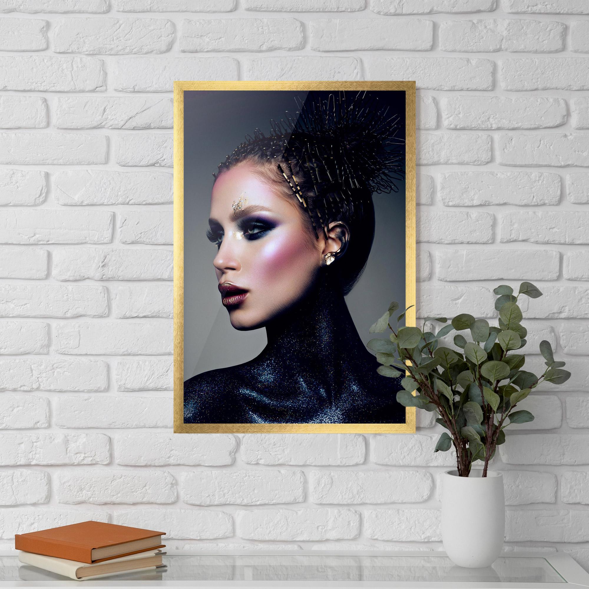 Gerahmte Poster Galaxy Neck mockup 5