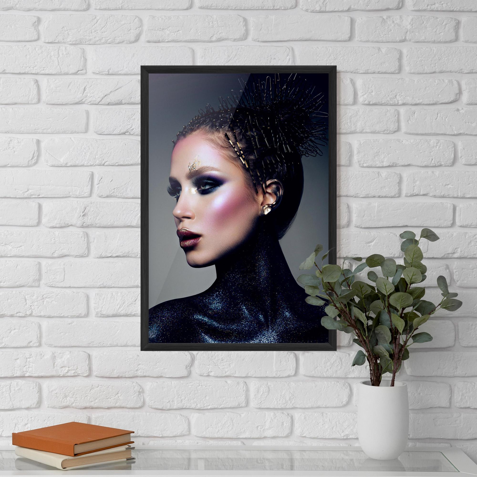 Gerahmte Poster Galaxy Neck mockup 5