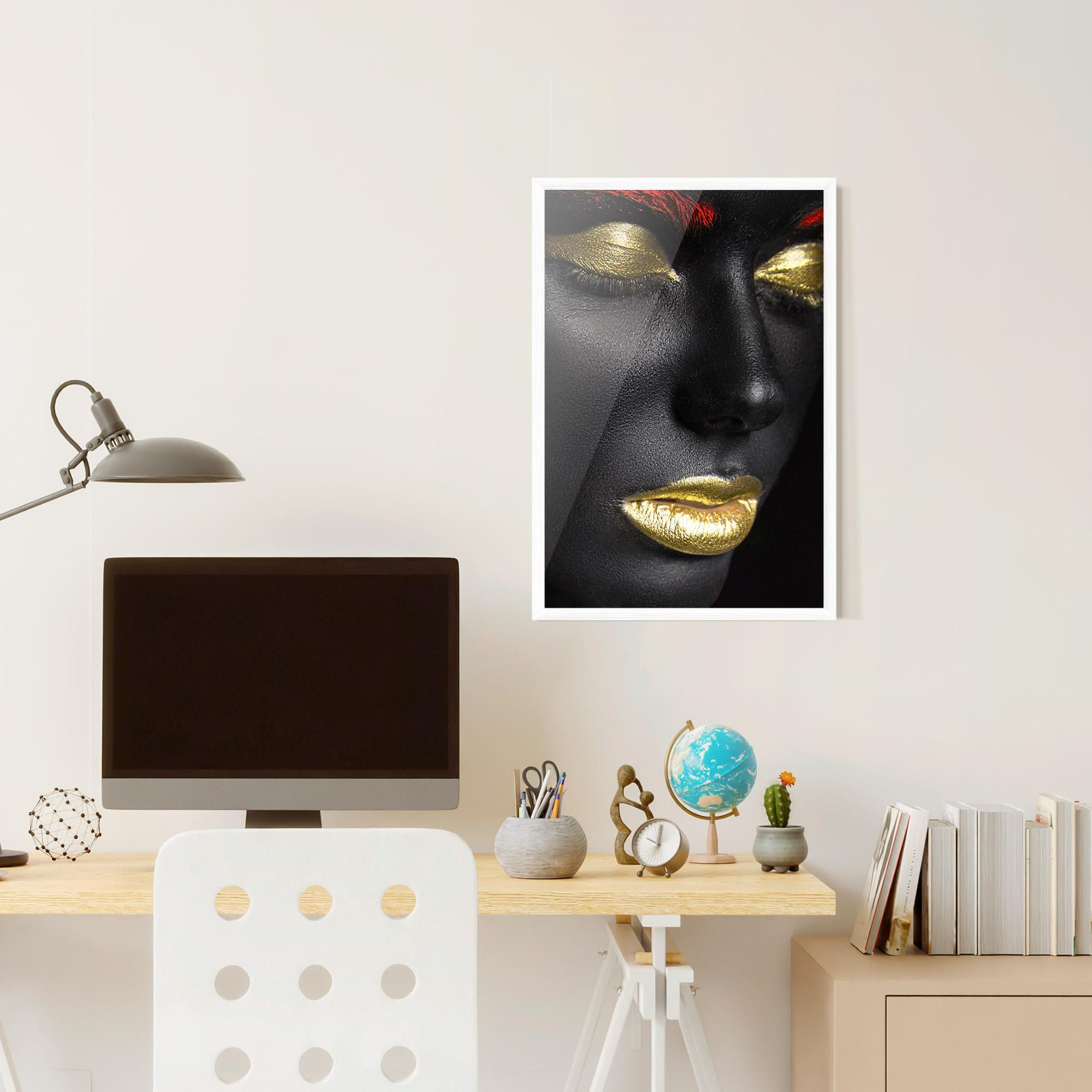 Gerahmte Poster Red Eyebrows mockup 6