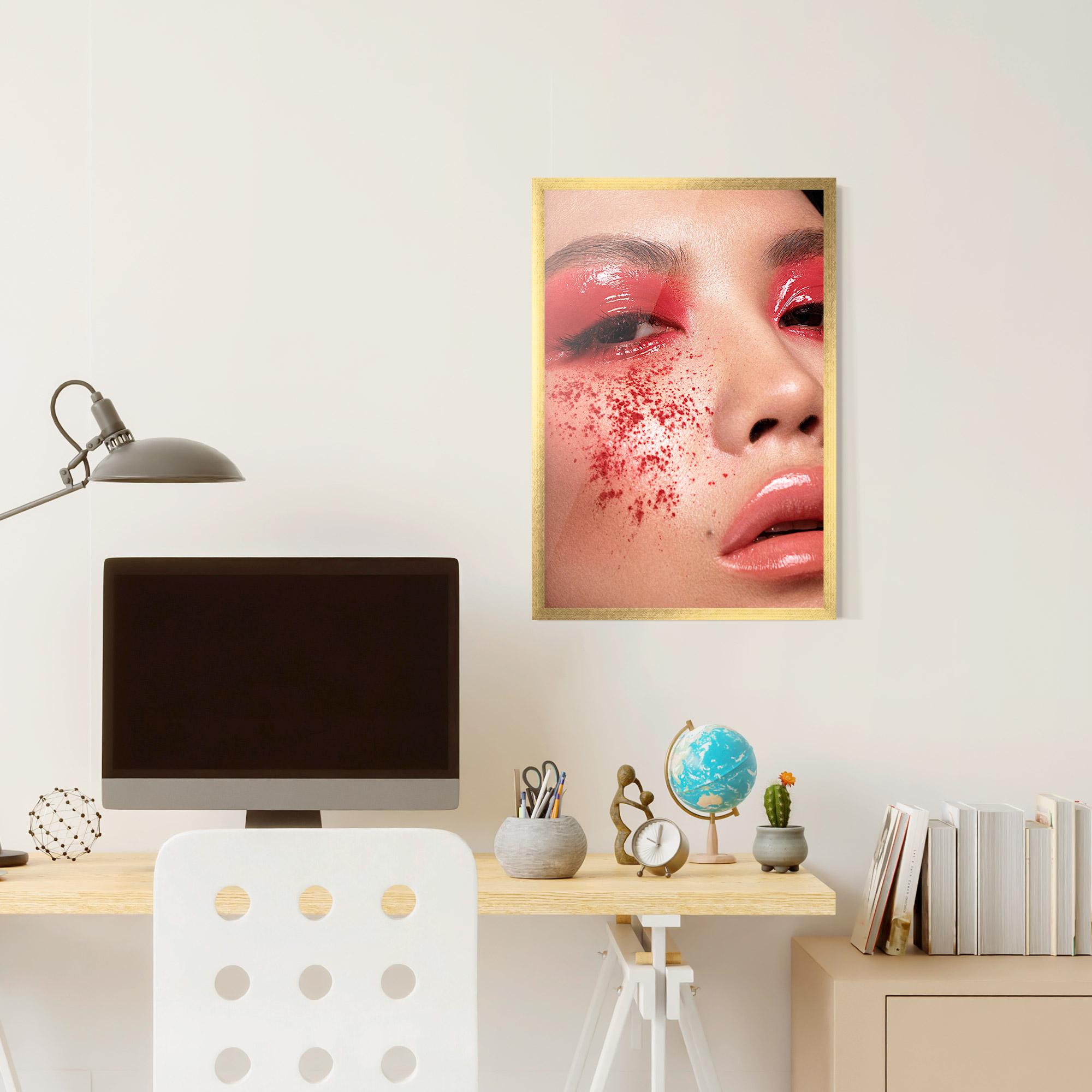 Gerahmte Poster Pretty Asian Makeup mockup 6