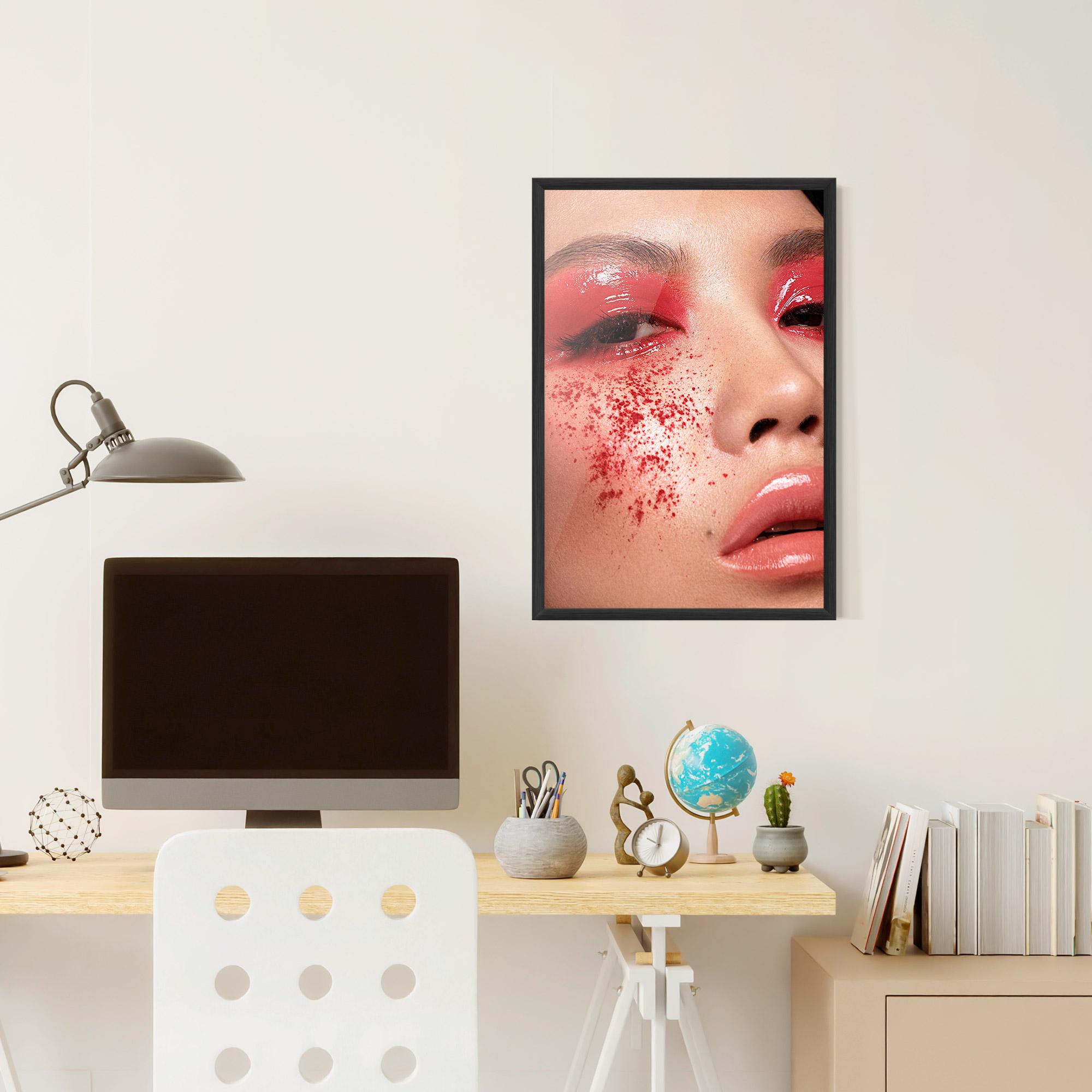 Gerahmte Poster Pretty Asian Makeup mockup 6