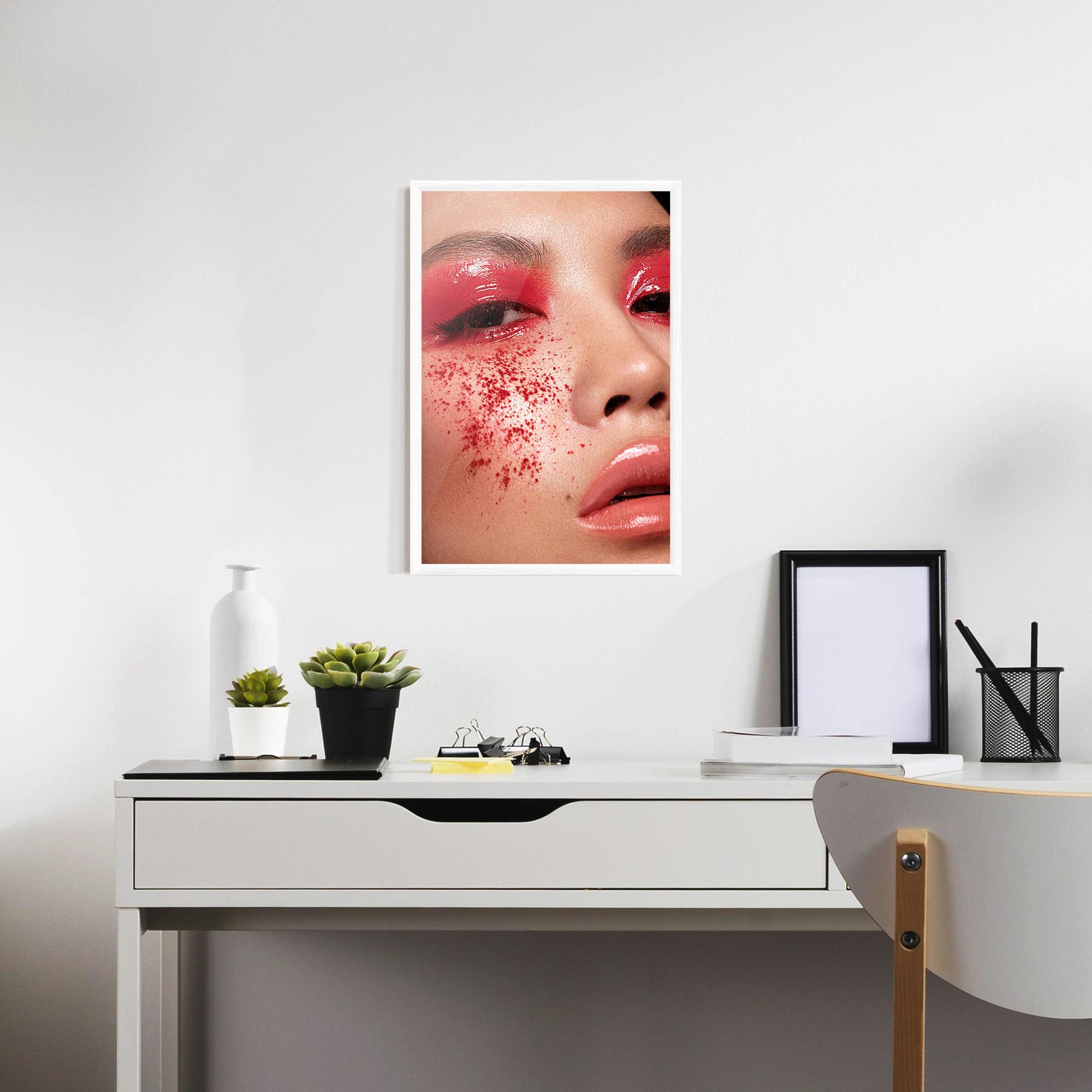 Gerahmte Poster Pretty Asian Makeup mockup 7