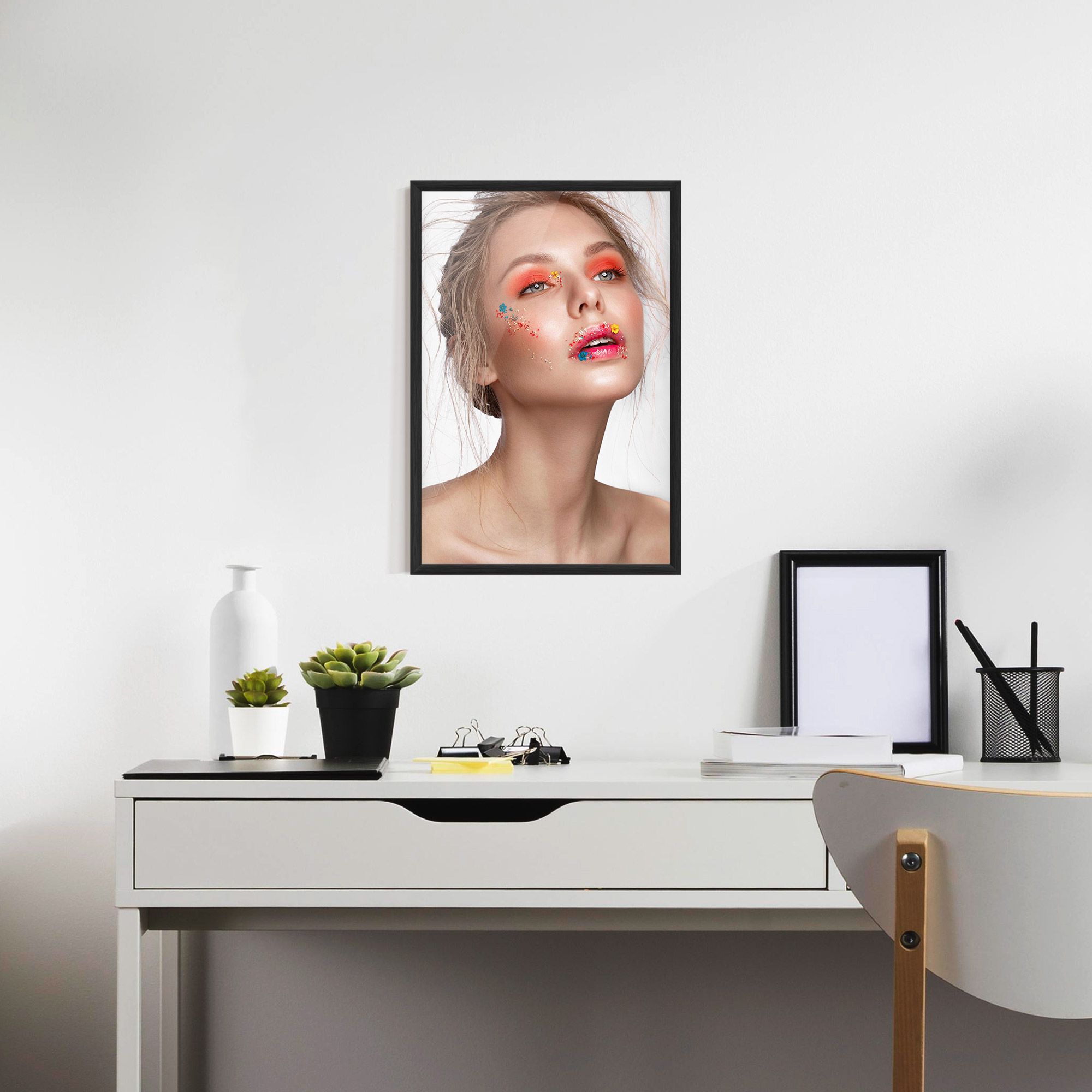 Lips Flower mockup 7