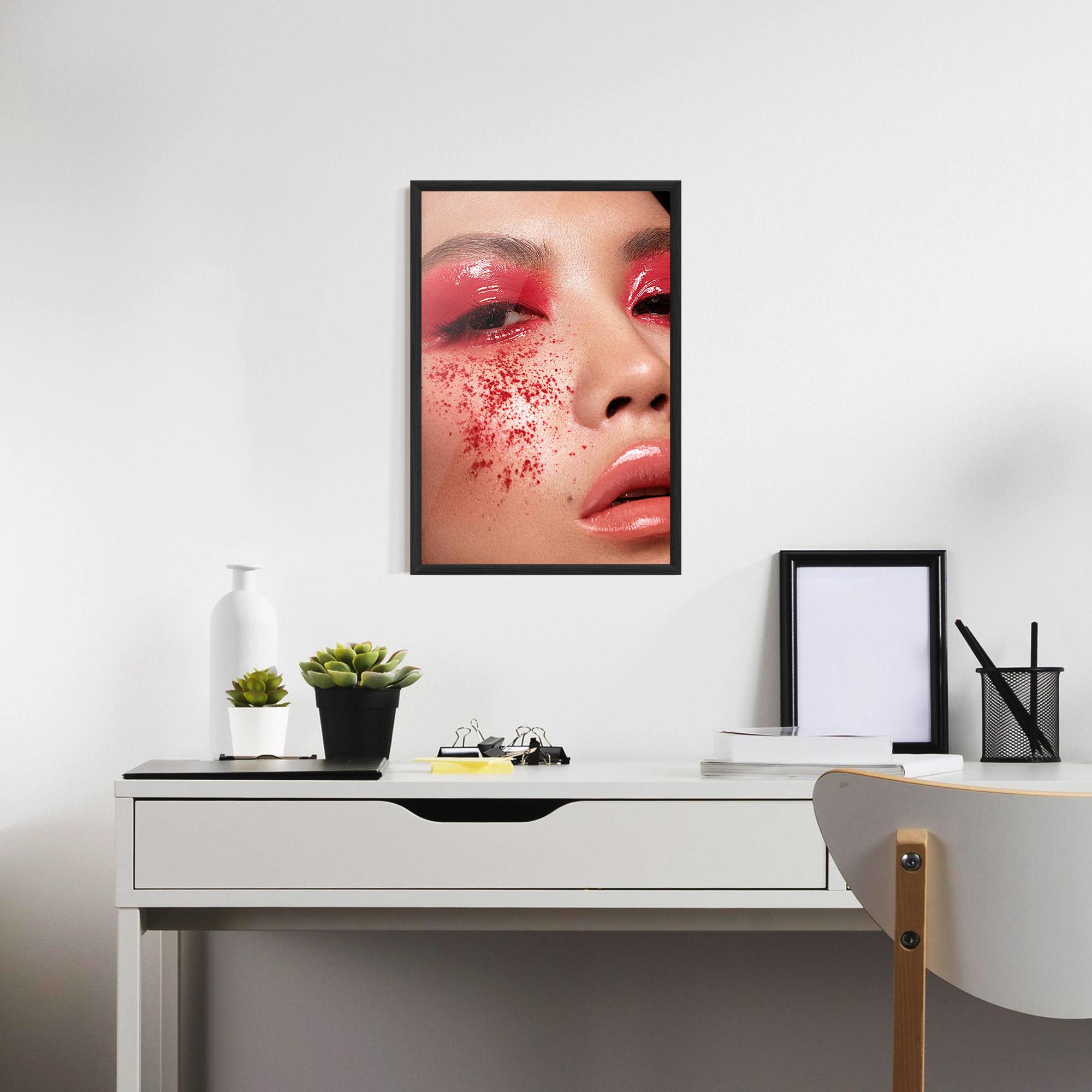 Gerahmte Poster Pretty Asian Makeup mockup 7