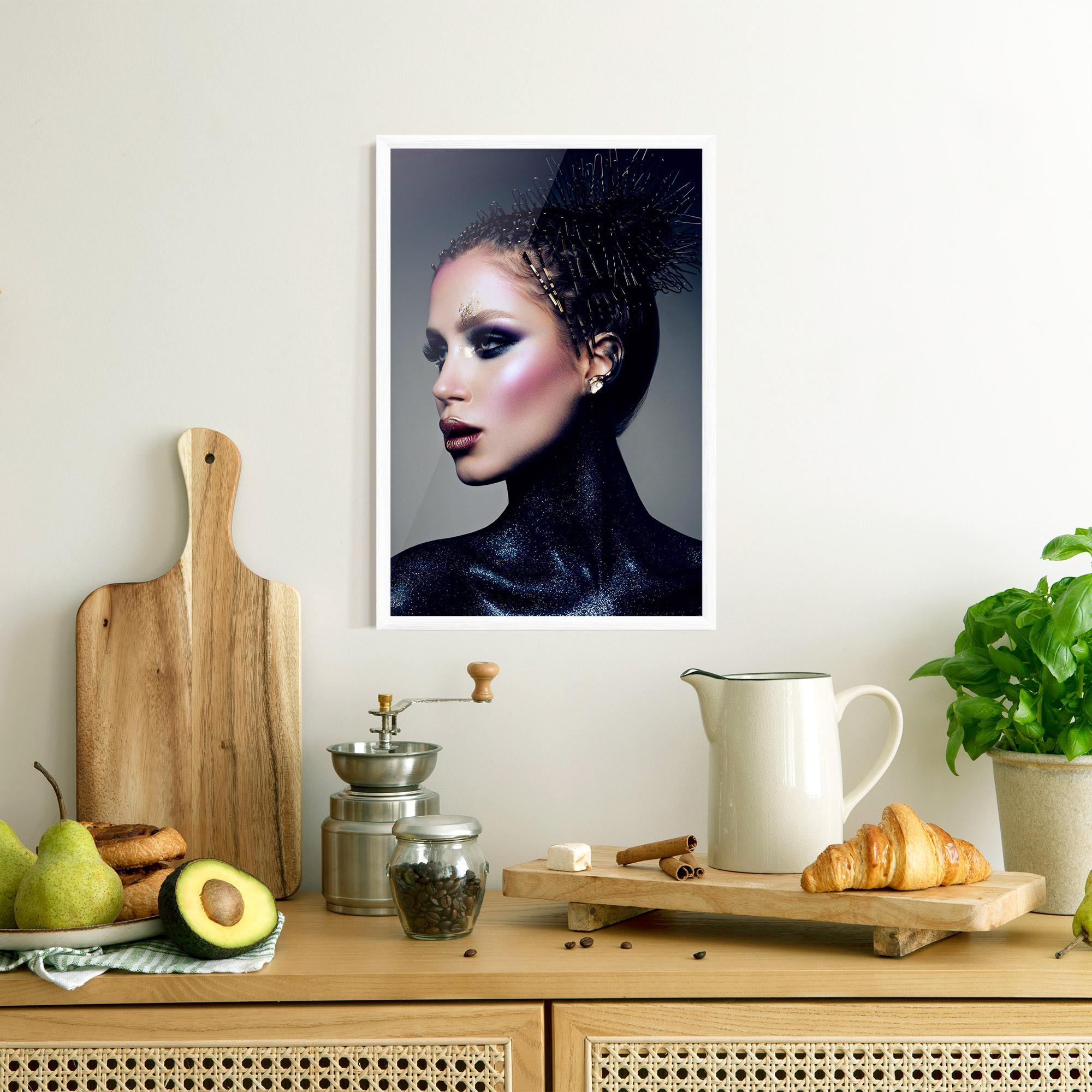 Gerahmte Poster Galaxy Neck mockup 8