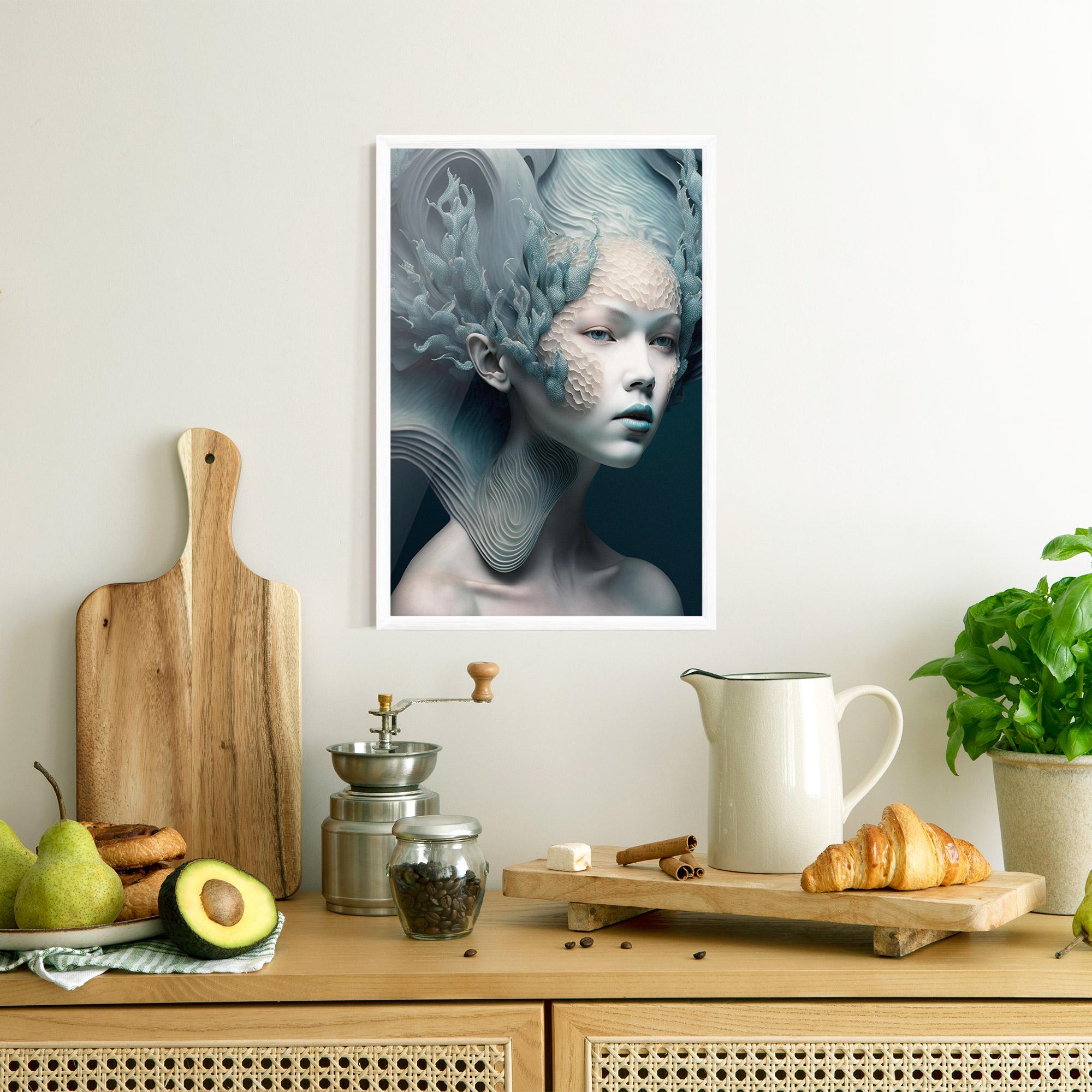 Gerahmte Poster Mermaid Makeup mockup 8