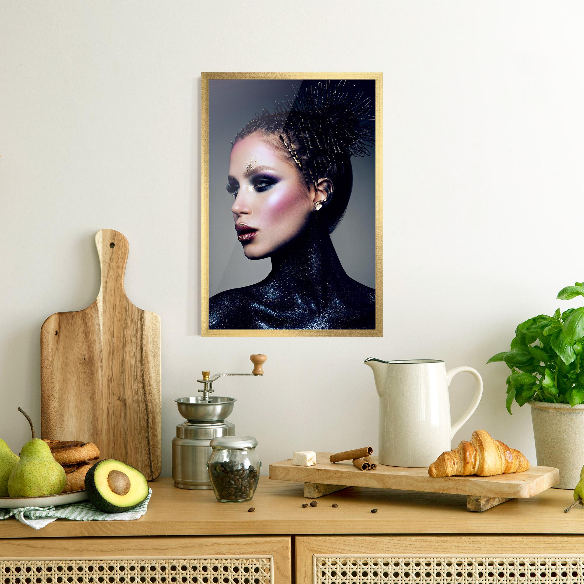 Gerahmte Poster Galaxy Neck mockup 8