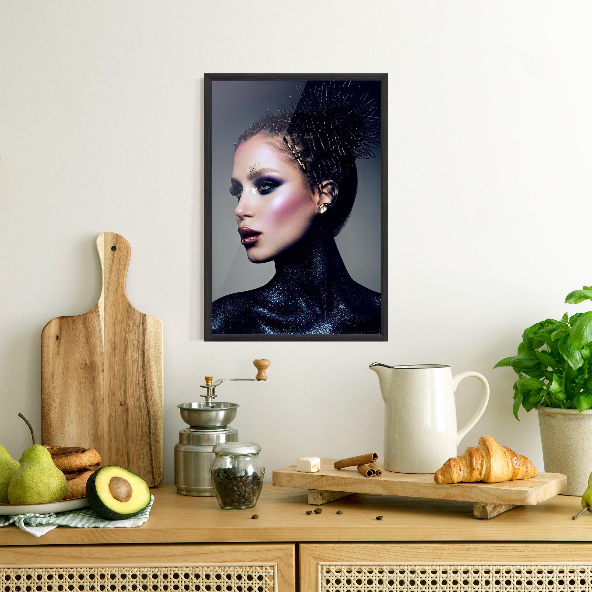 Gerahmte Poster Galaxy Neck mockup 8