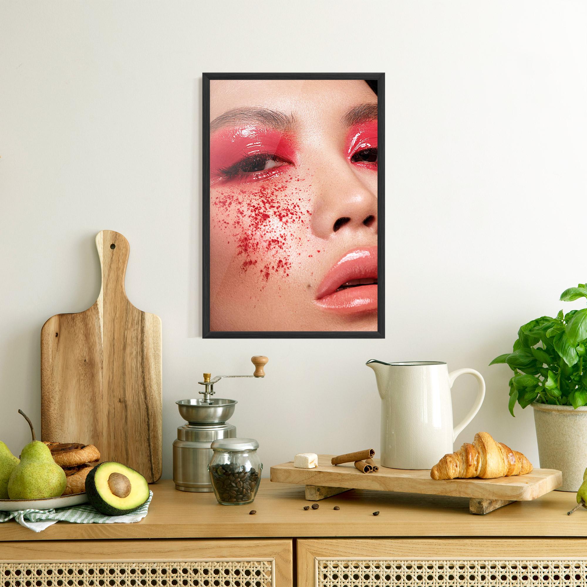 Gerahmte Poster Pretty Asian Makeup mockup 8