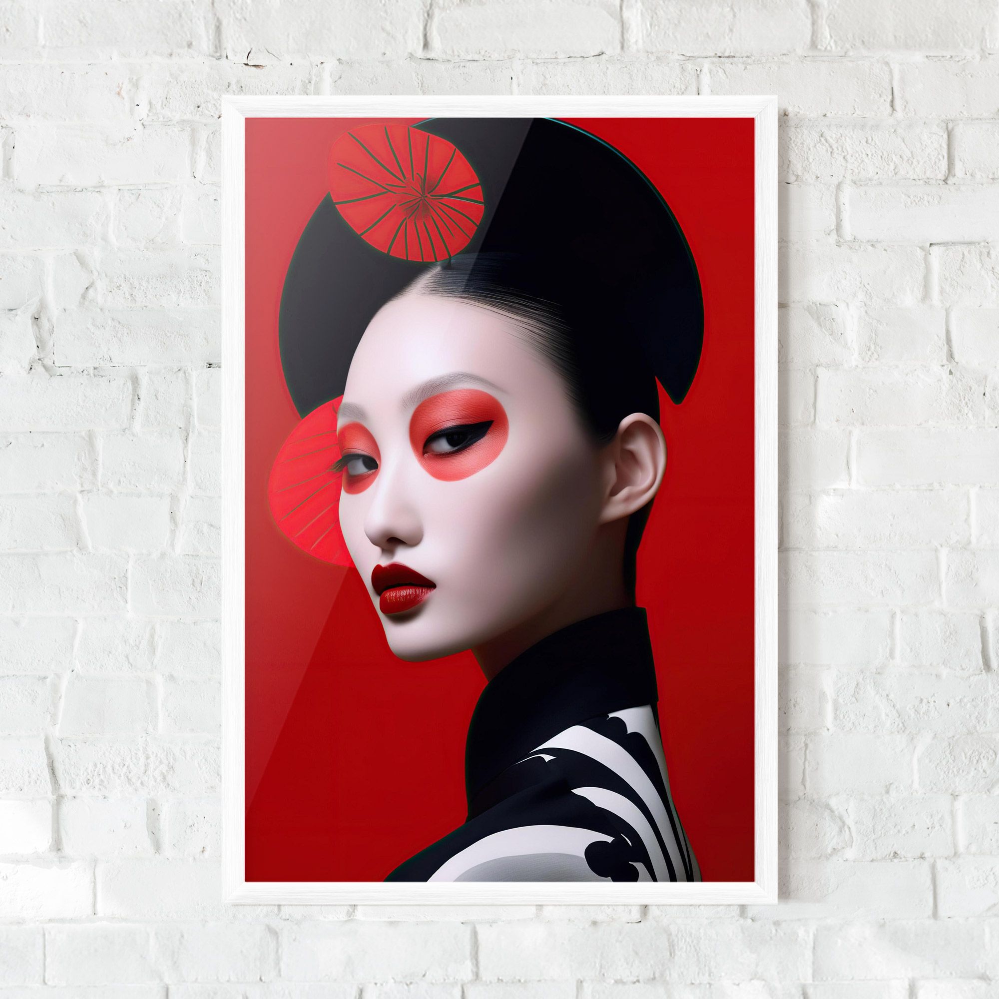 Asiatic Red Makeup mockup 0