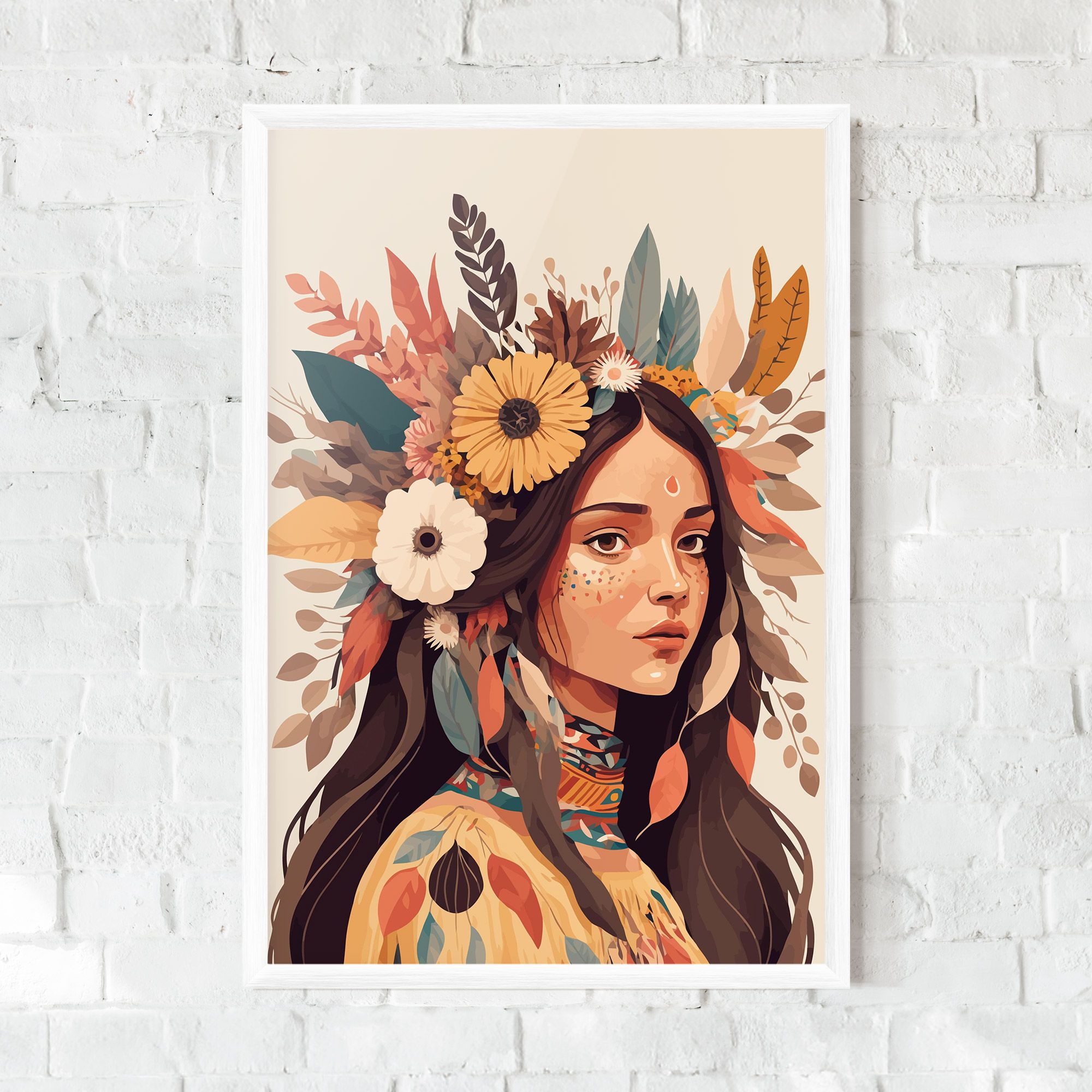 Boho Girl mockup 0