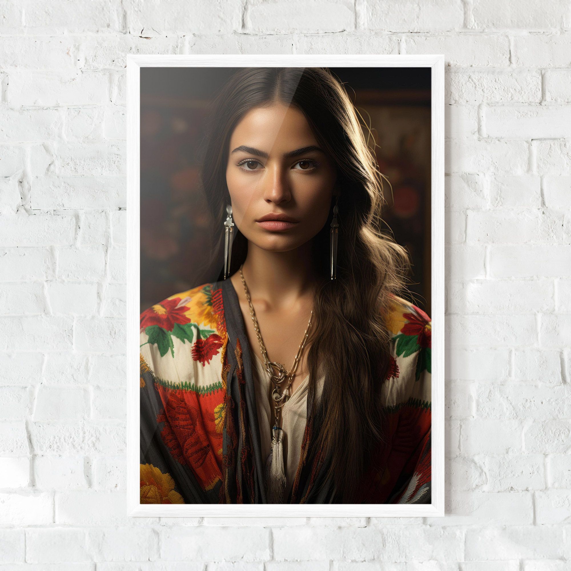 Colorful Shawl mockup 0