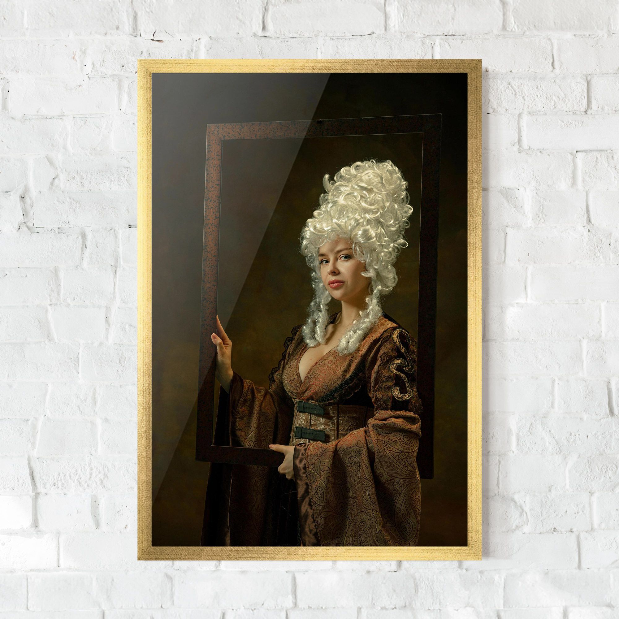 Medieval Young Woman mockup 0