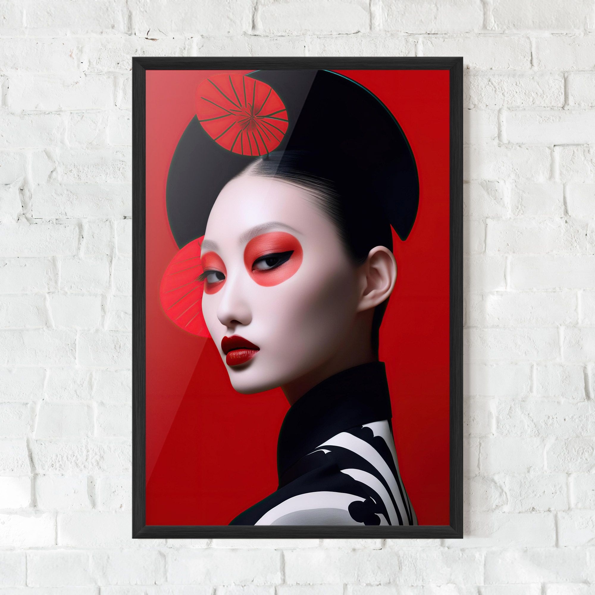 Asiatic Red Makeup mockup 0