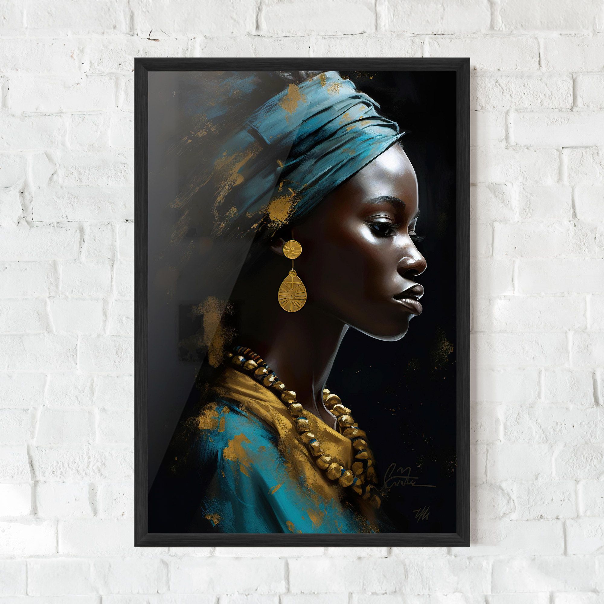 Blue Turban mockup 0