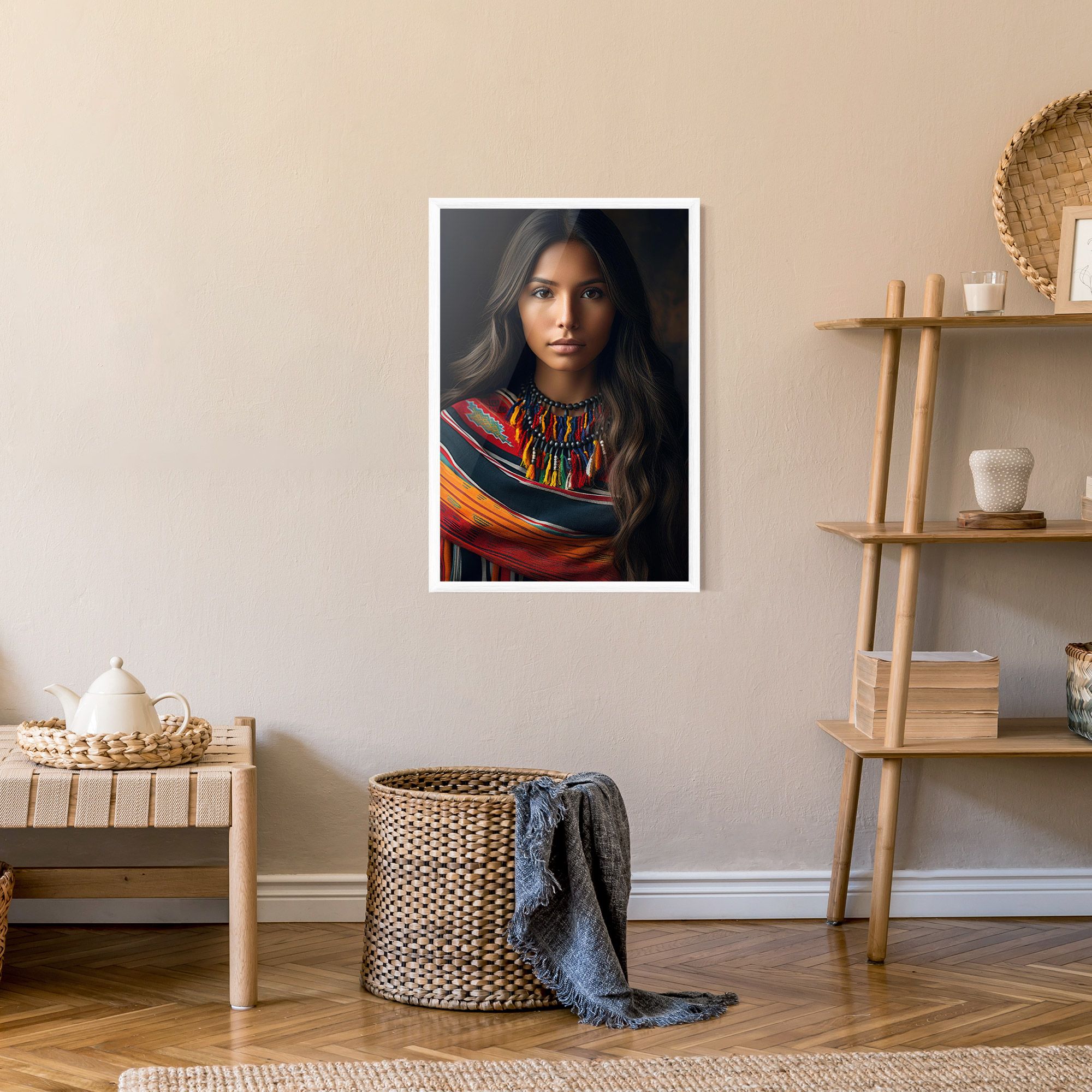 Colorful Scarf mockup 9