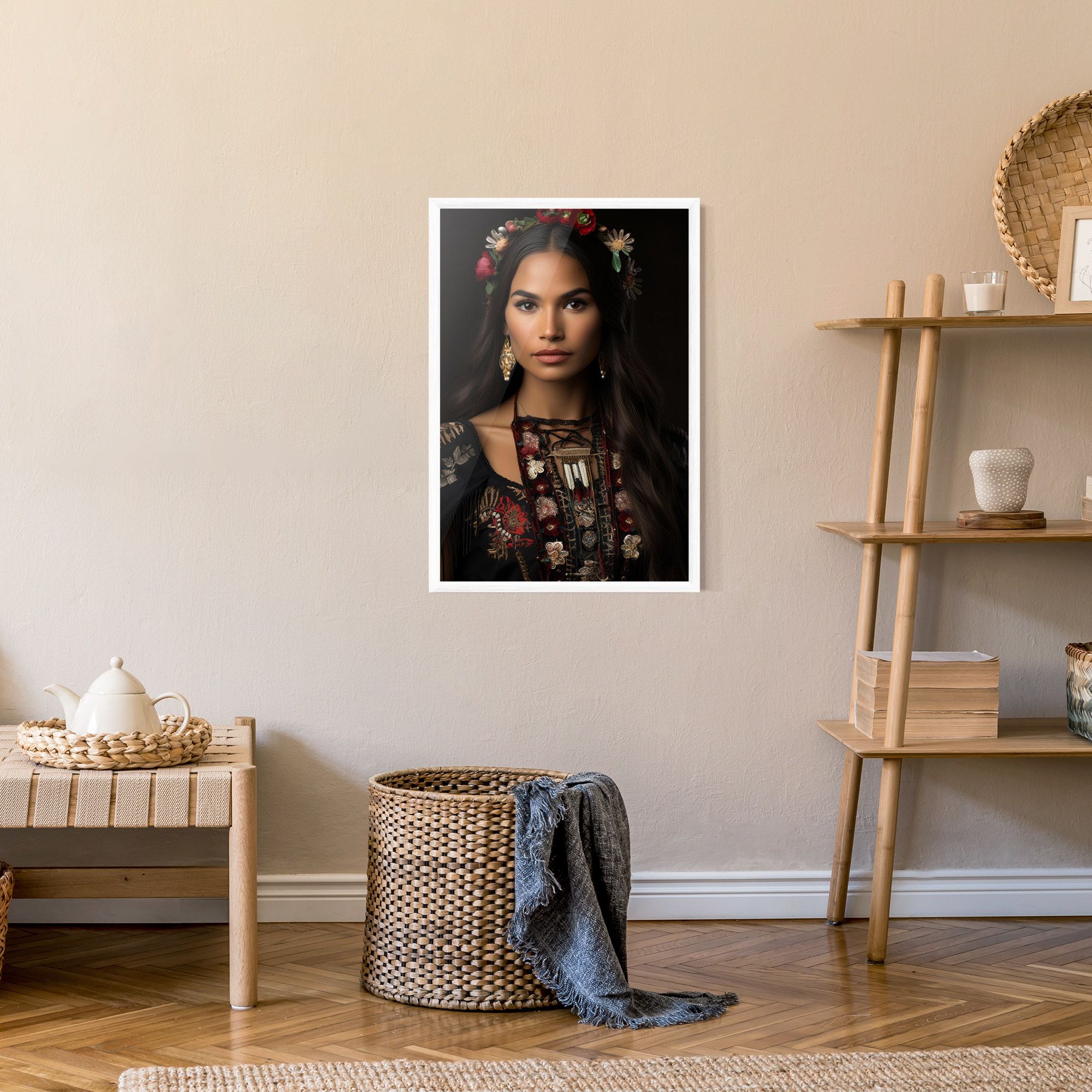 Native American Long Hair mockup 9