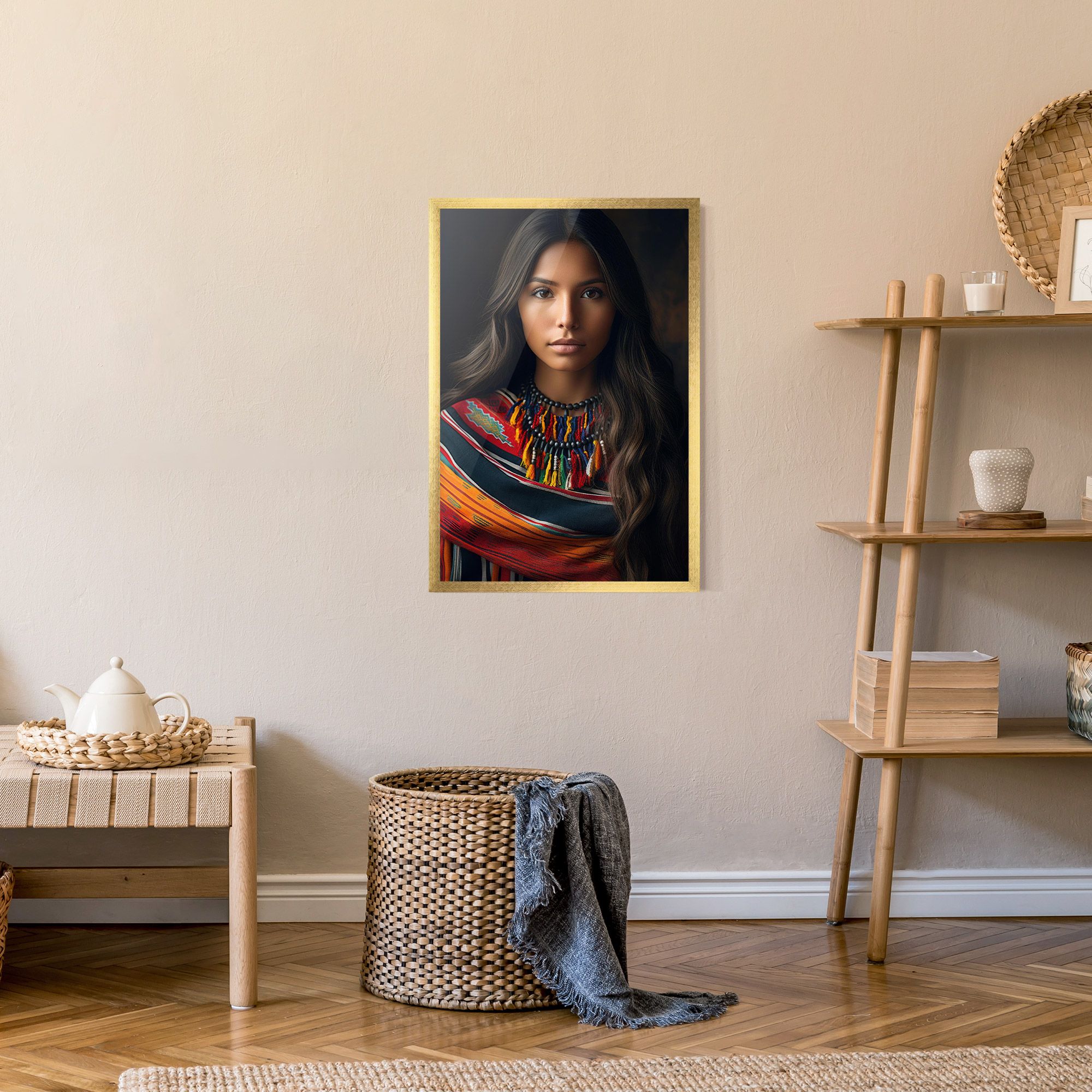 Colorful Scarf mockup 9