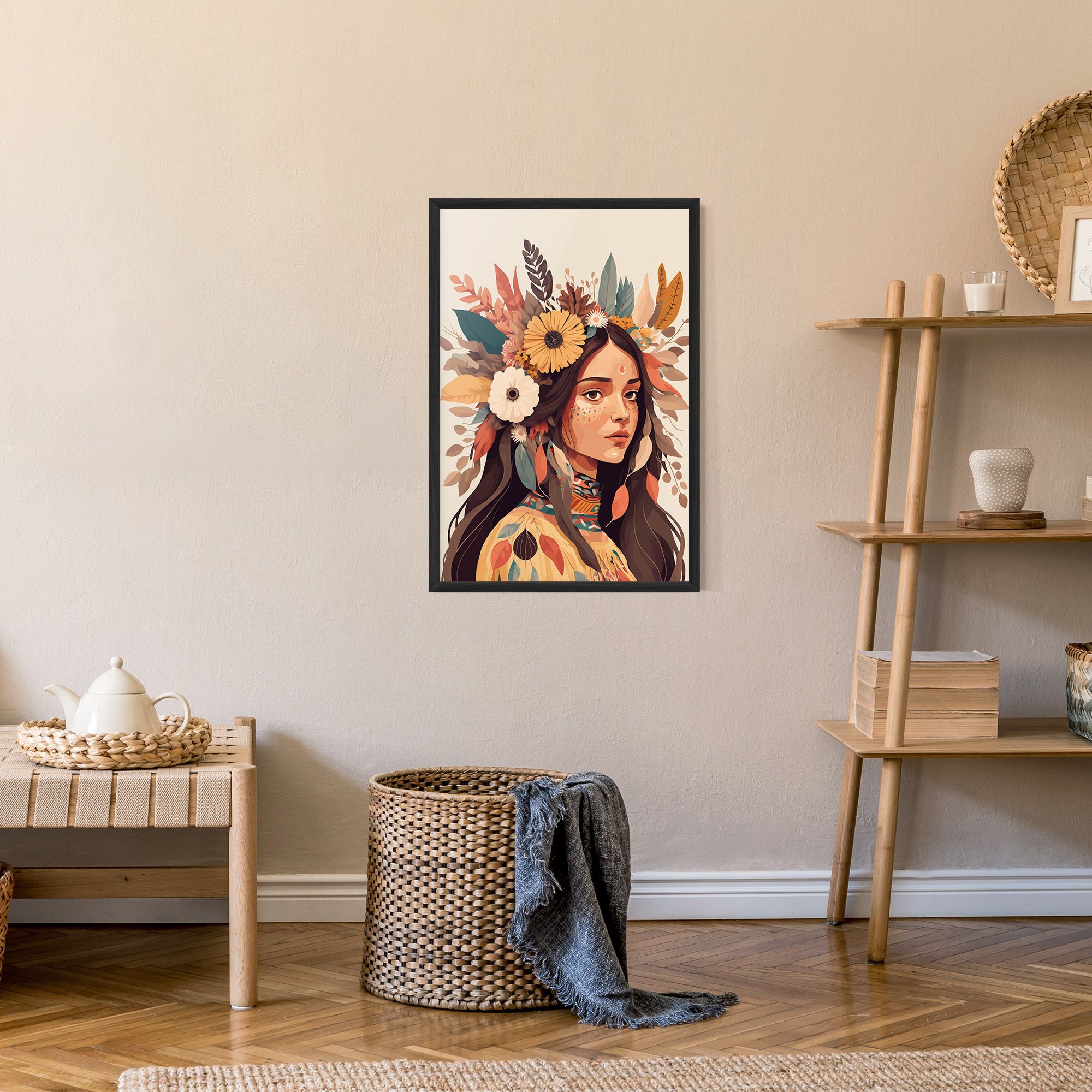 Boho Girl mockup 9