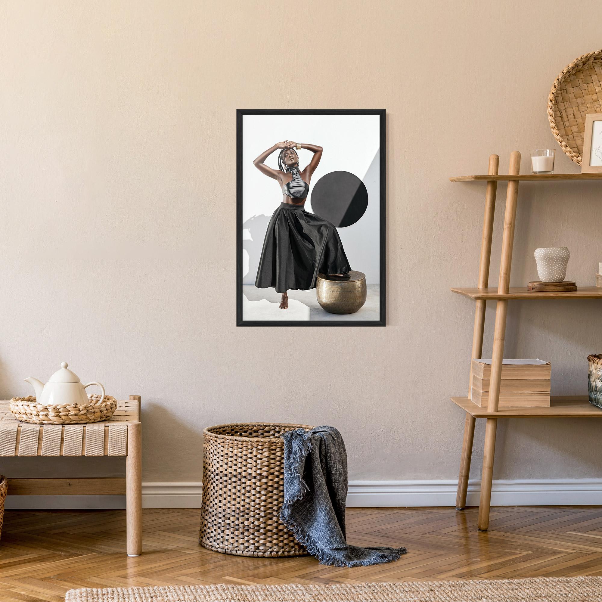 Gerahmte Poster Confidence Queen mockup 9