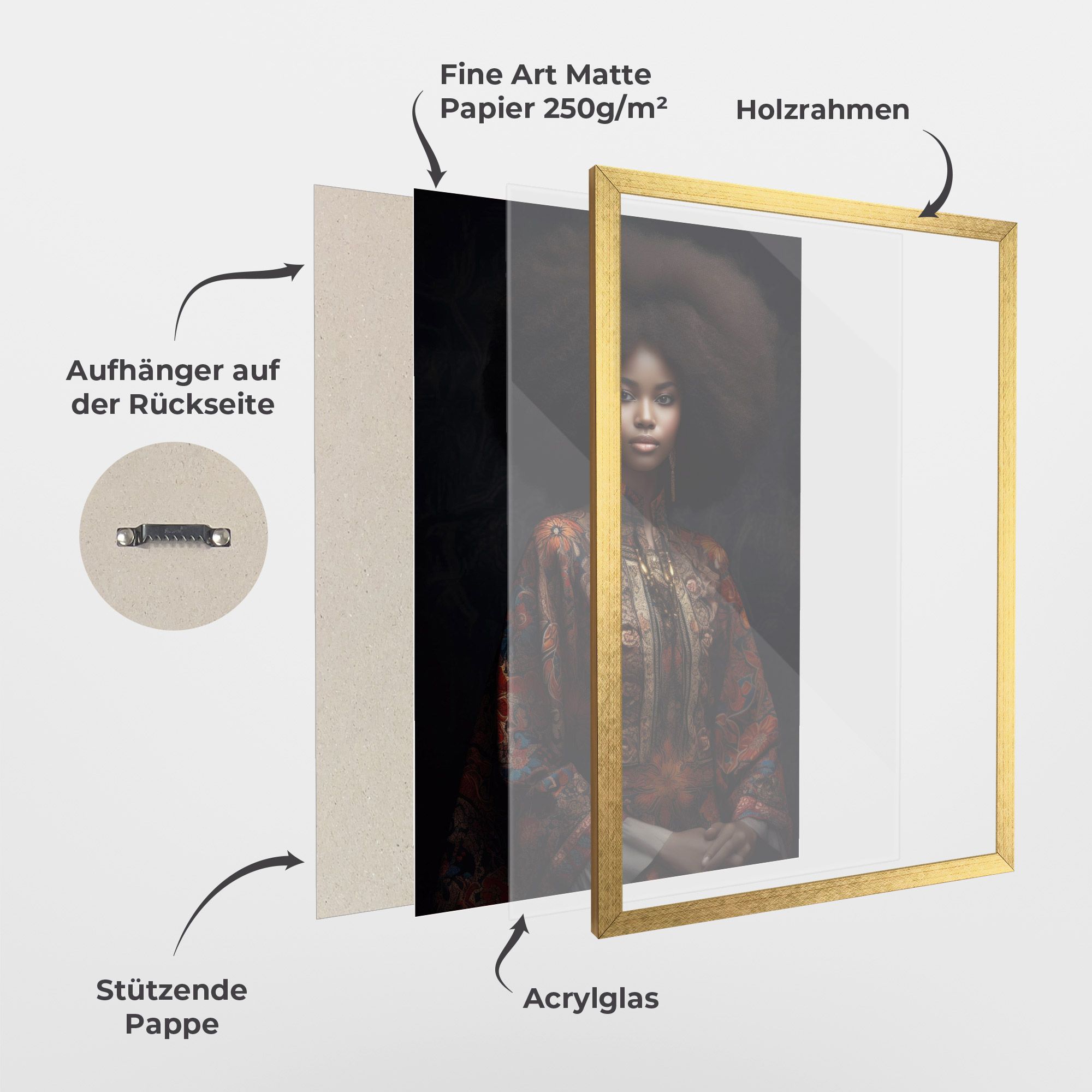 Large Afro Head mockup 1