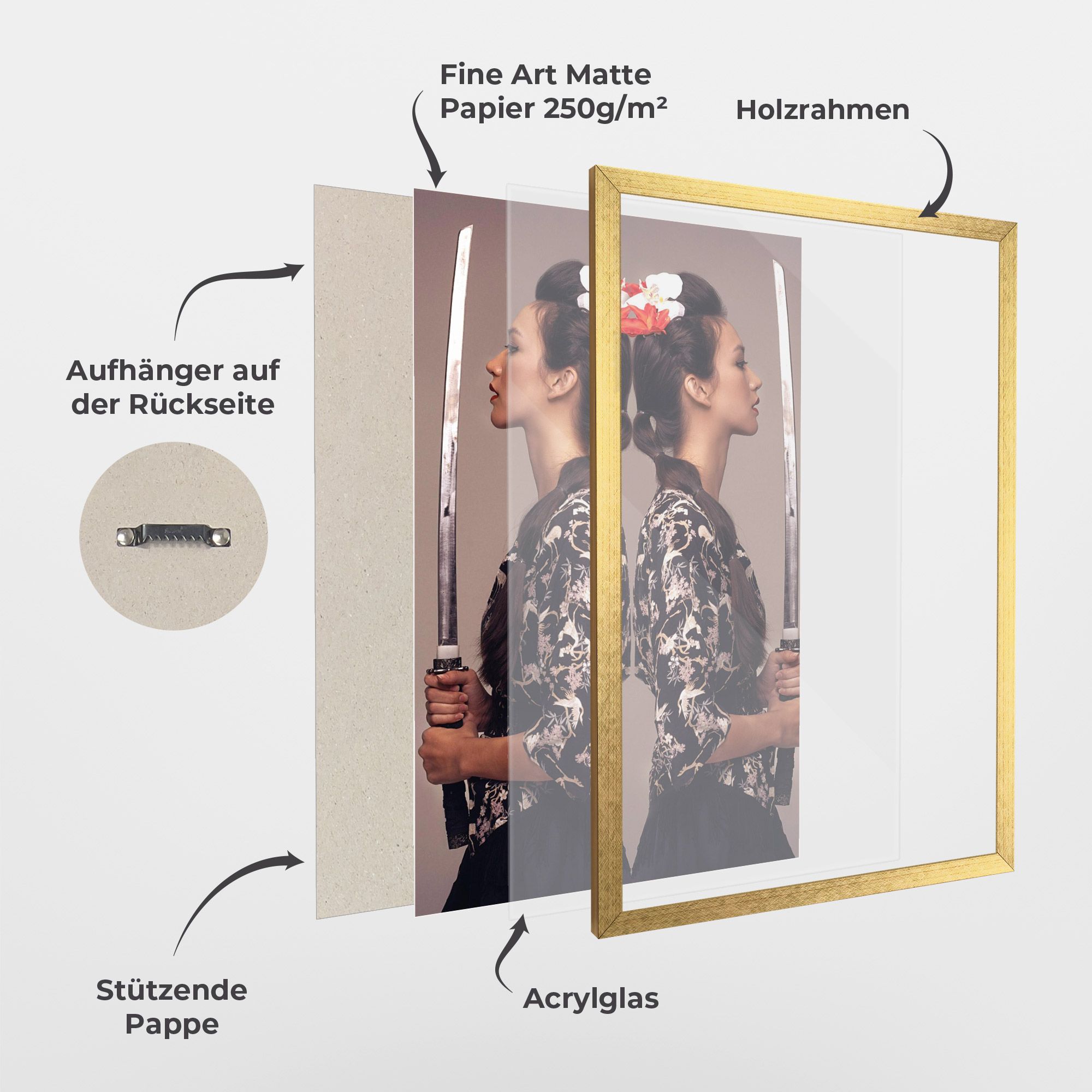 Warrior Mirrored Woman mockup 1