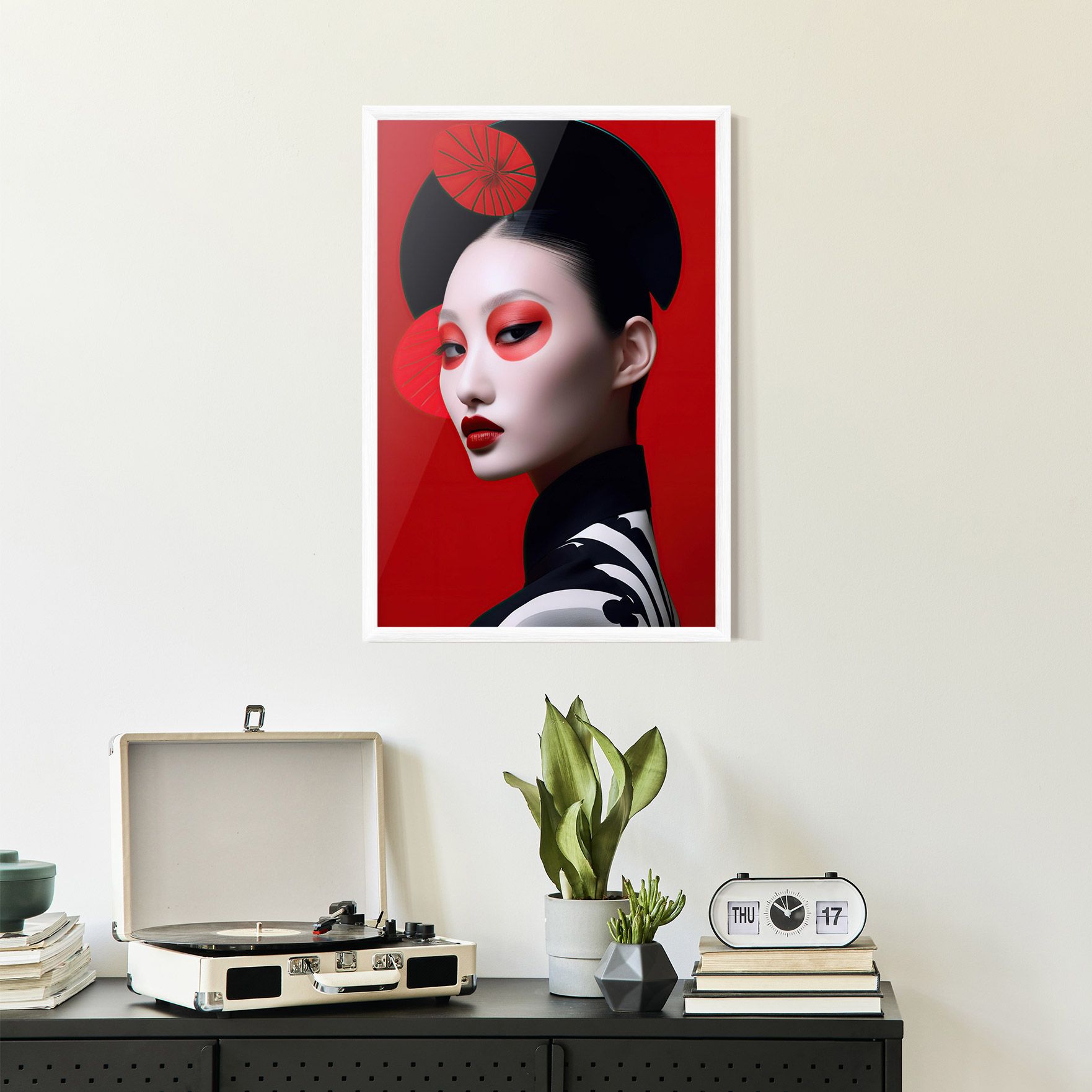Asiatic Red Makeup mockup 2
