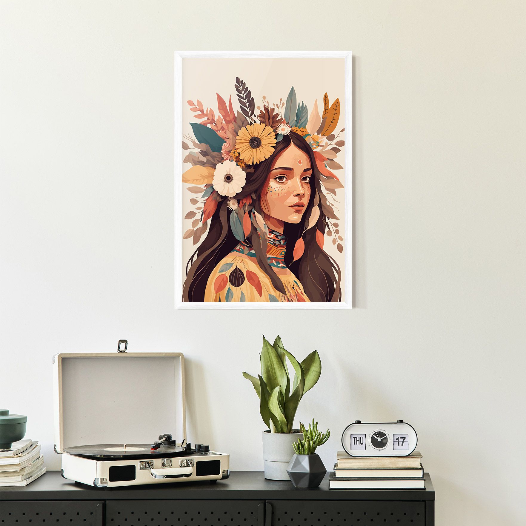 Boho Girl mockup 2