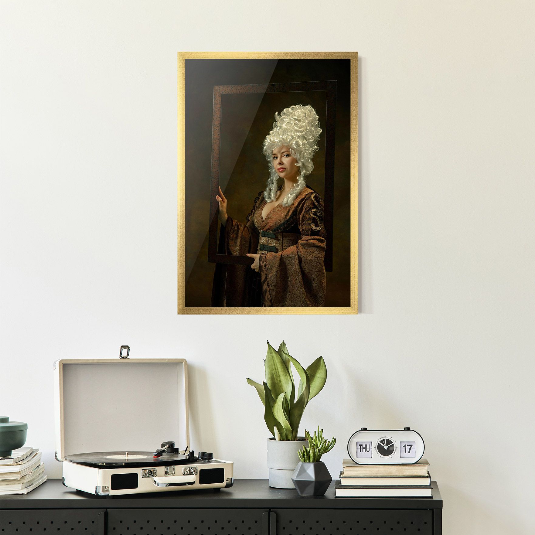 Medieval Young Woman mockup 2