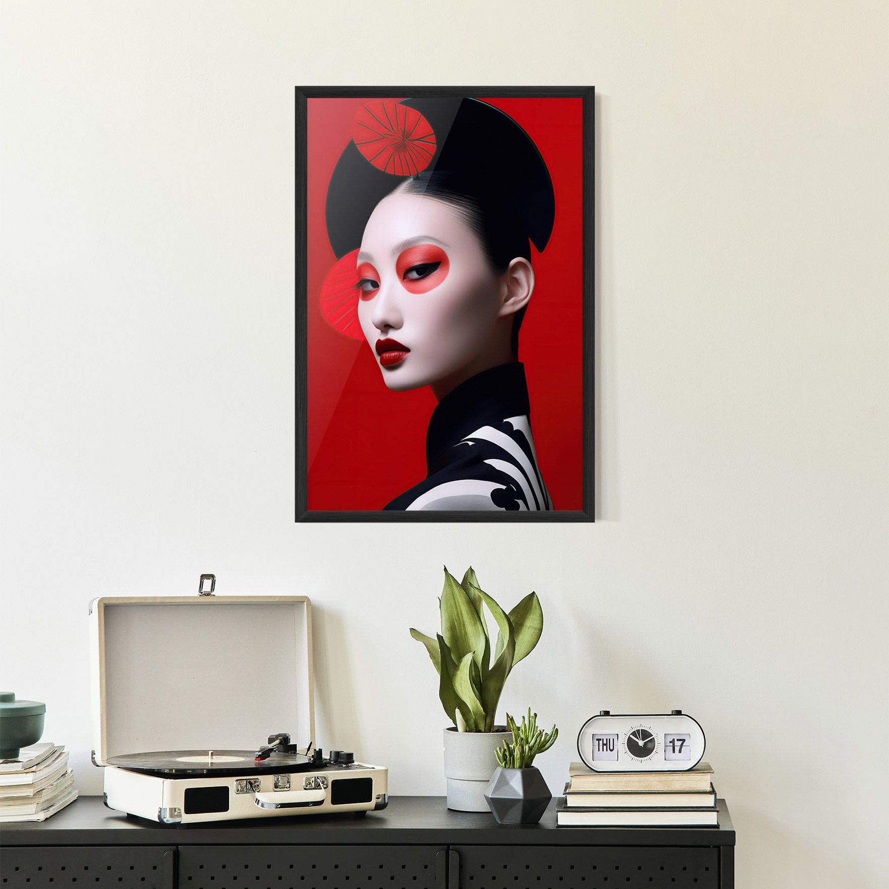 Asiatic Red Makeup mockup 2