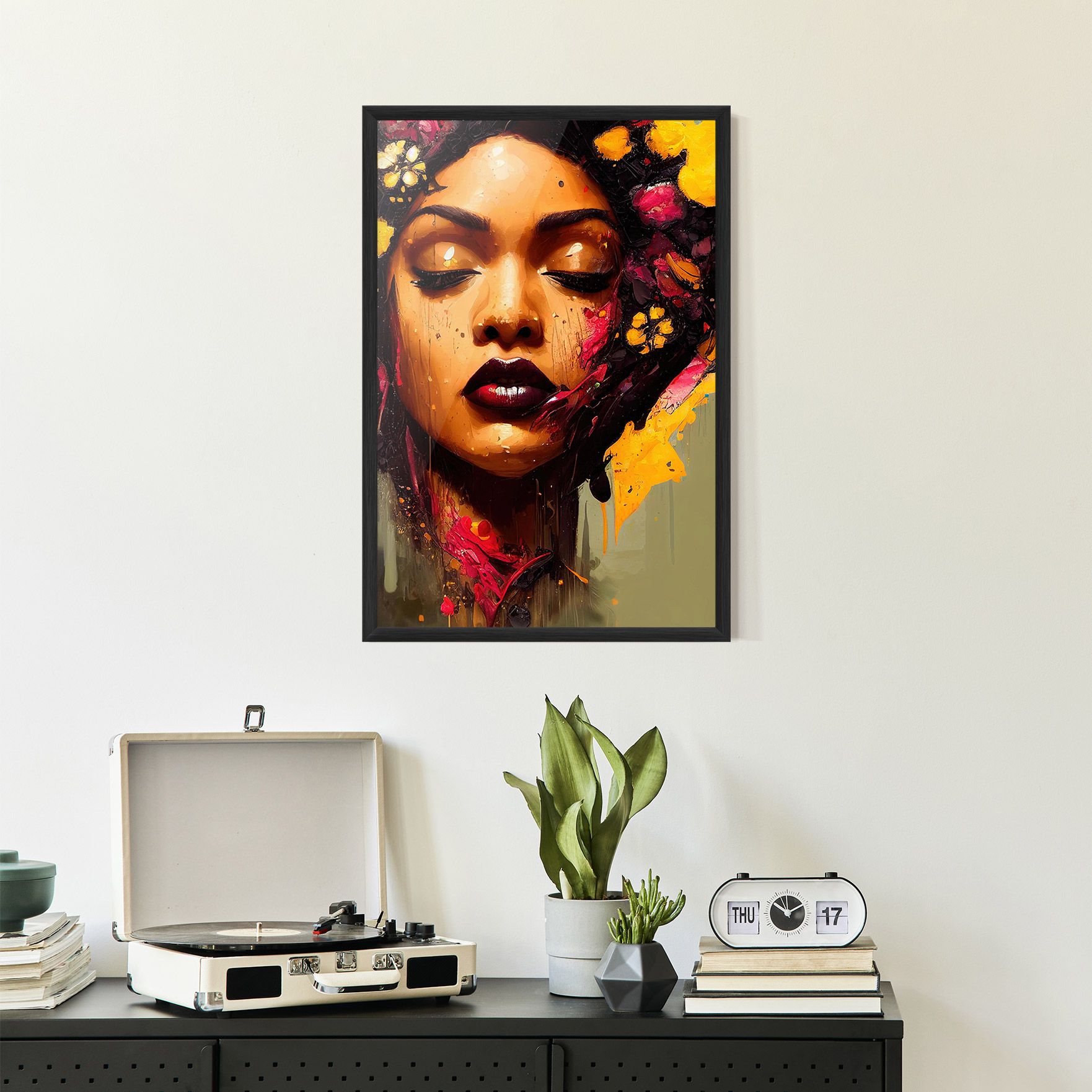Ebony Woman mockup 2