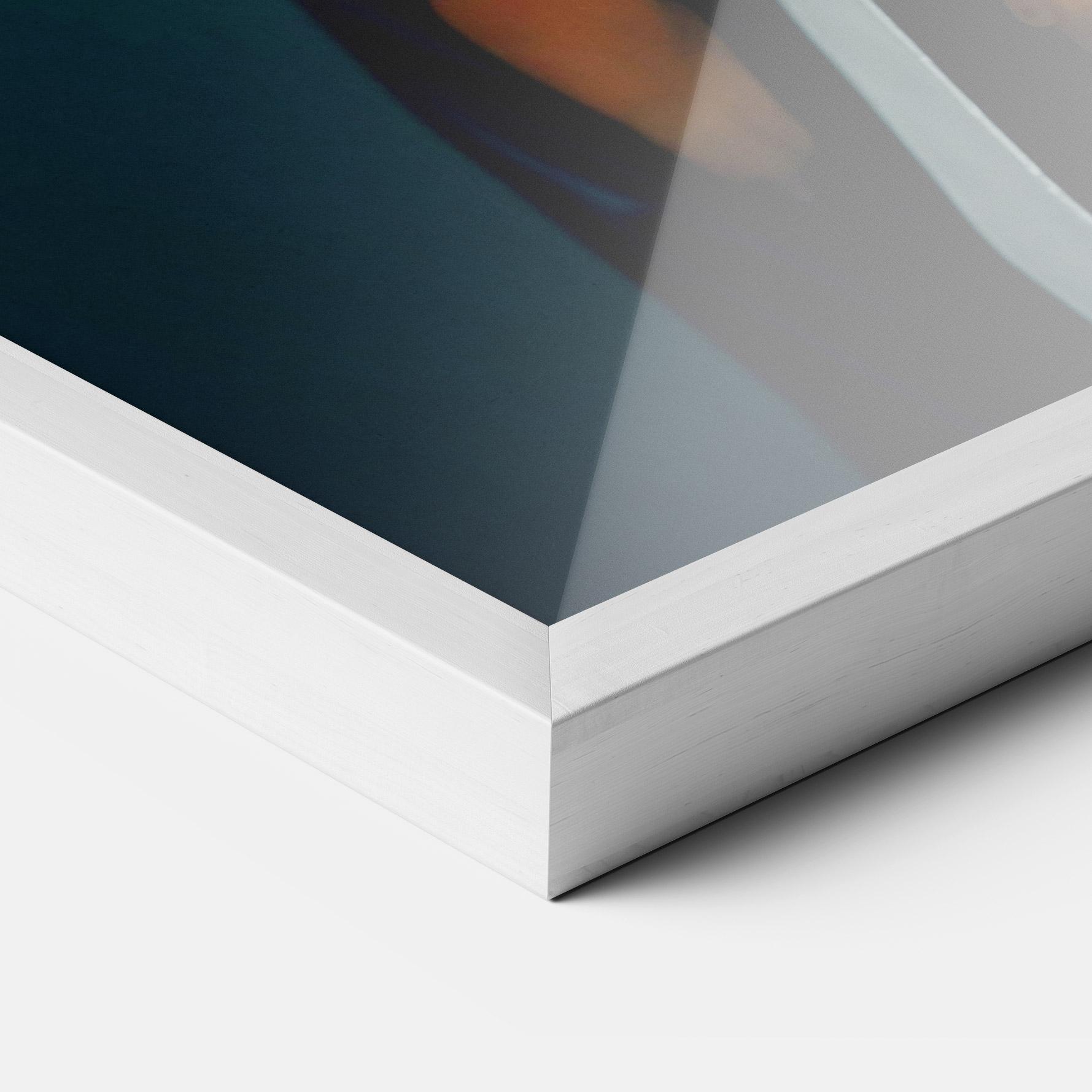 Gerahmte Poster Asian Painted Woman mockup 3