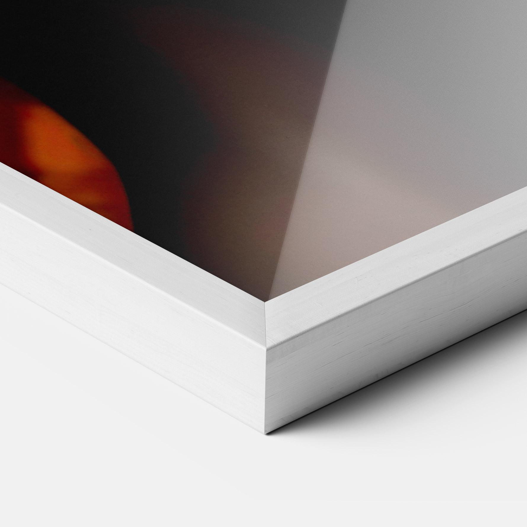 Gerahmte Poster Beautiful Orange Makeup mockup 3