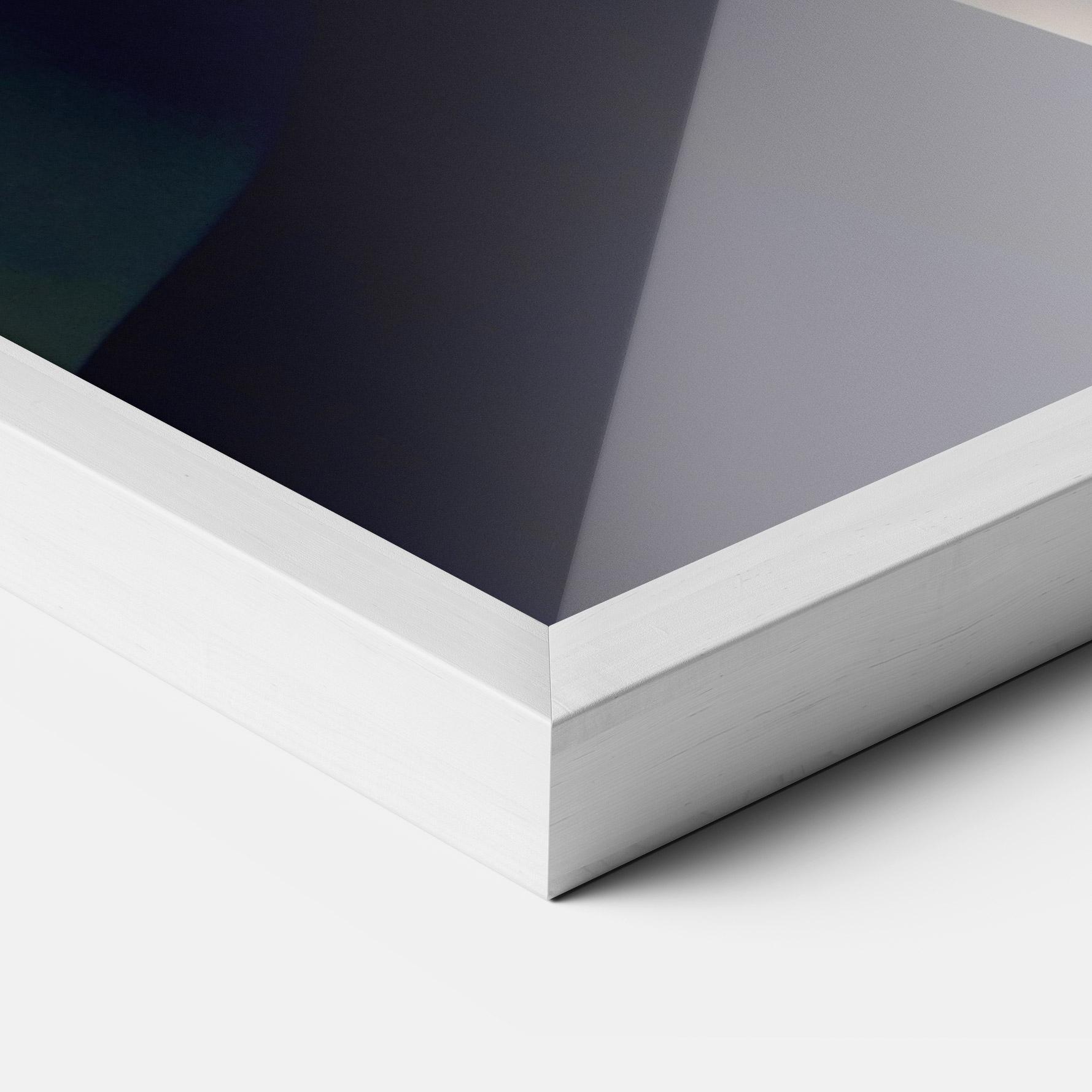 Gerahmte Poster Black Circle Asian Woman mockup 3