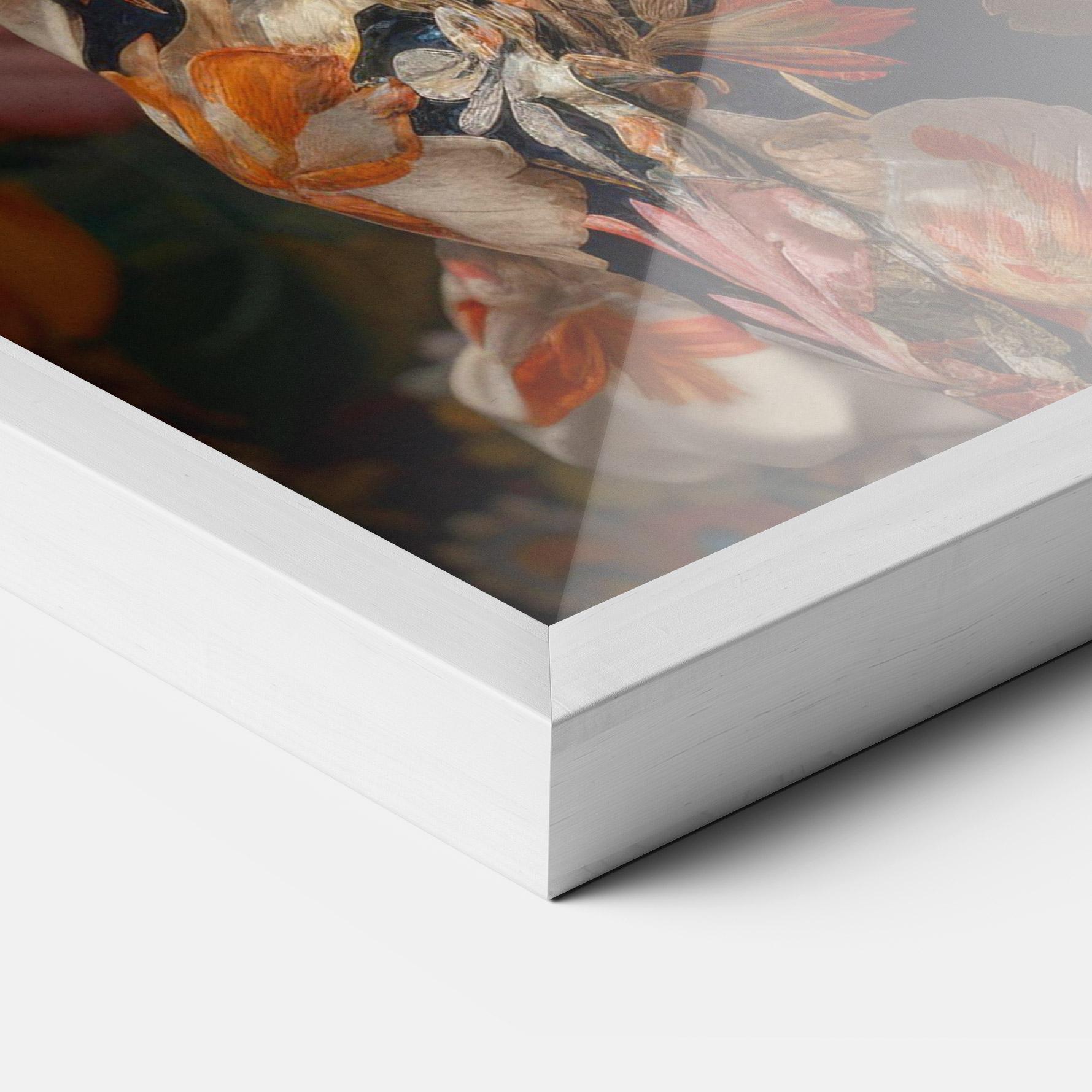 Gerahmte Poster Floral Dress Lady mockup 3