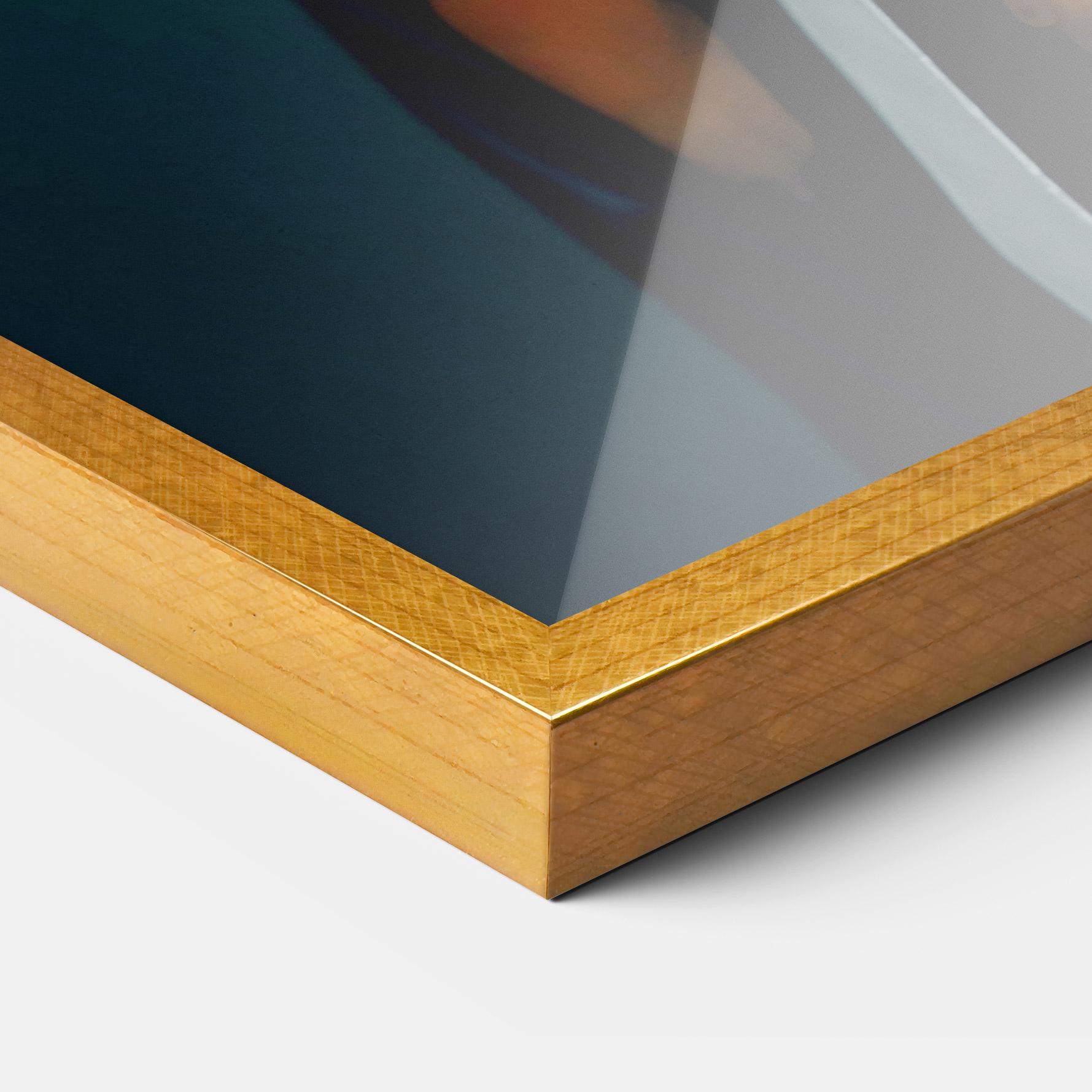 Gerahmte Poster Asian Painted Woman mockup 3