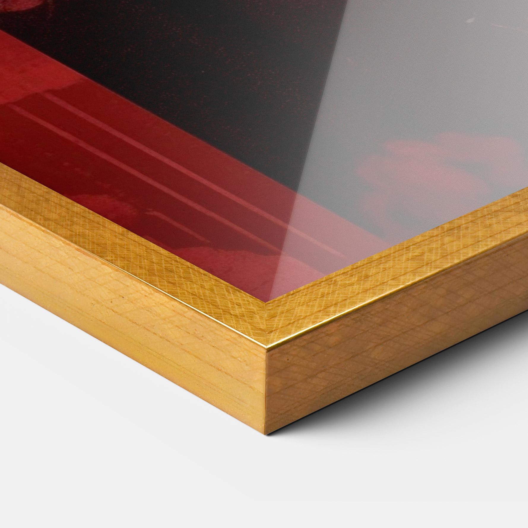 Gerahmte Poster Black Asiatic Makeup mockup 3