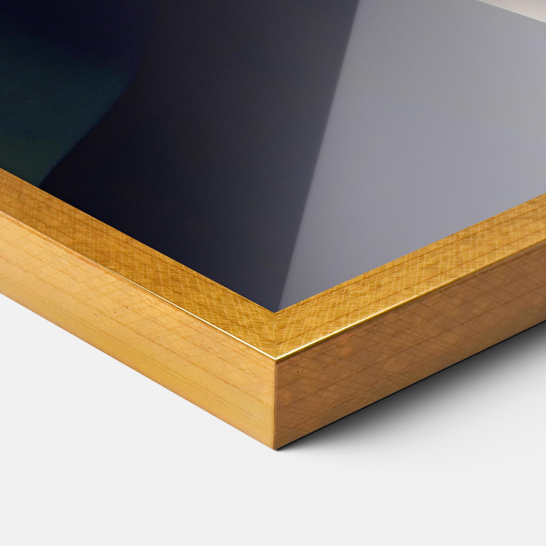 Gerahmte Poster Black Circle Asian Woman mockup 3